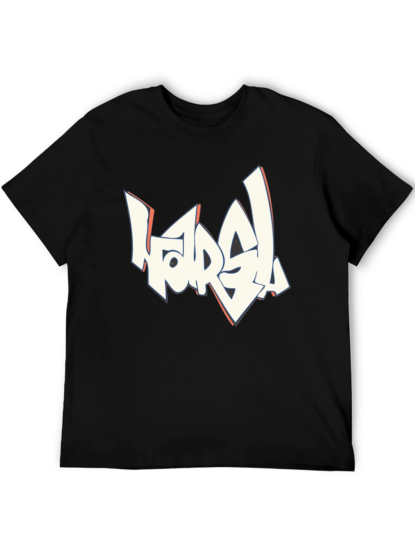 Camiseta Negra Hombre - Diseño Gráfico Urbano