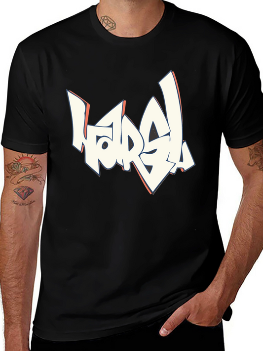 Camiseta Negra Hombre - Diseño Gráfico Urbano