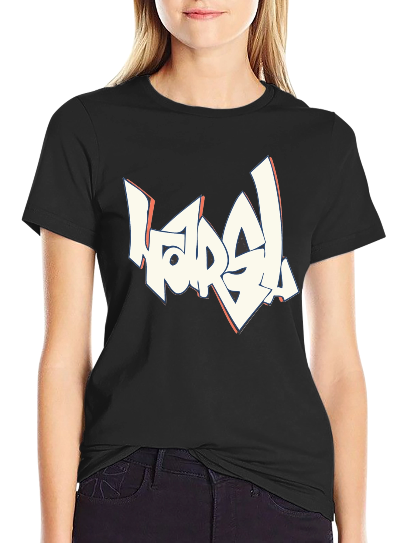 Camiseta Negra Hombre - Diseño Gráfico Urbano