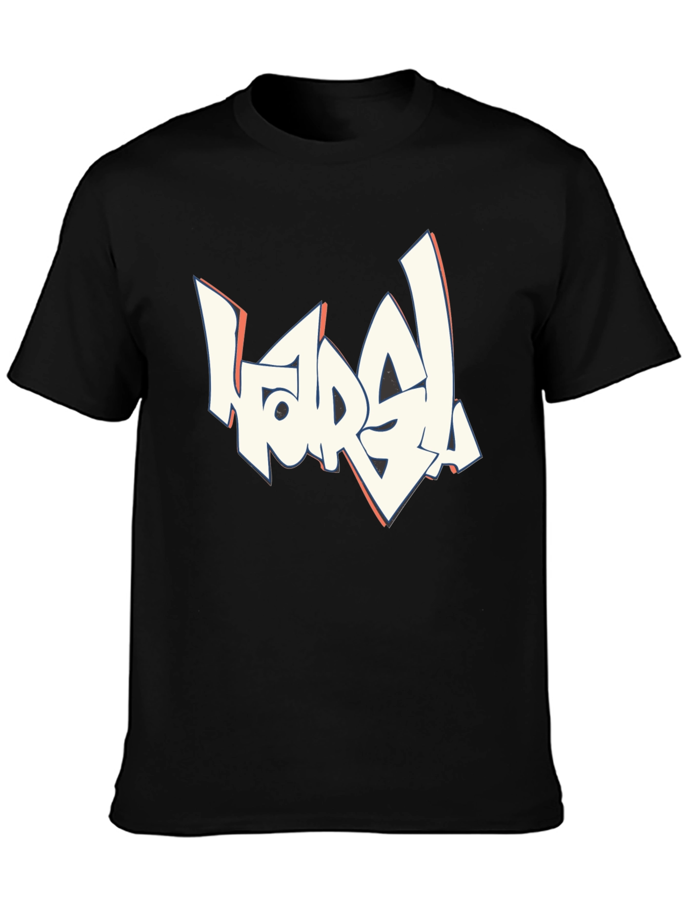 Camiseta Negra Hombre - Diseño Gráfico Urbano