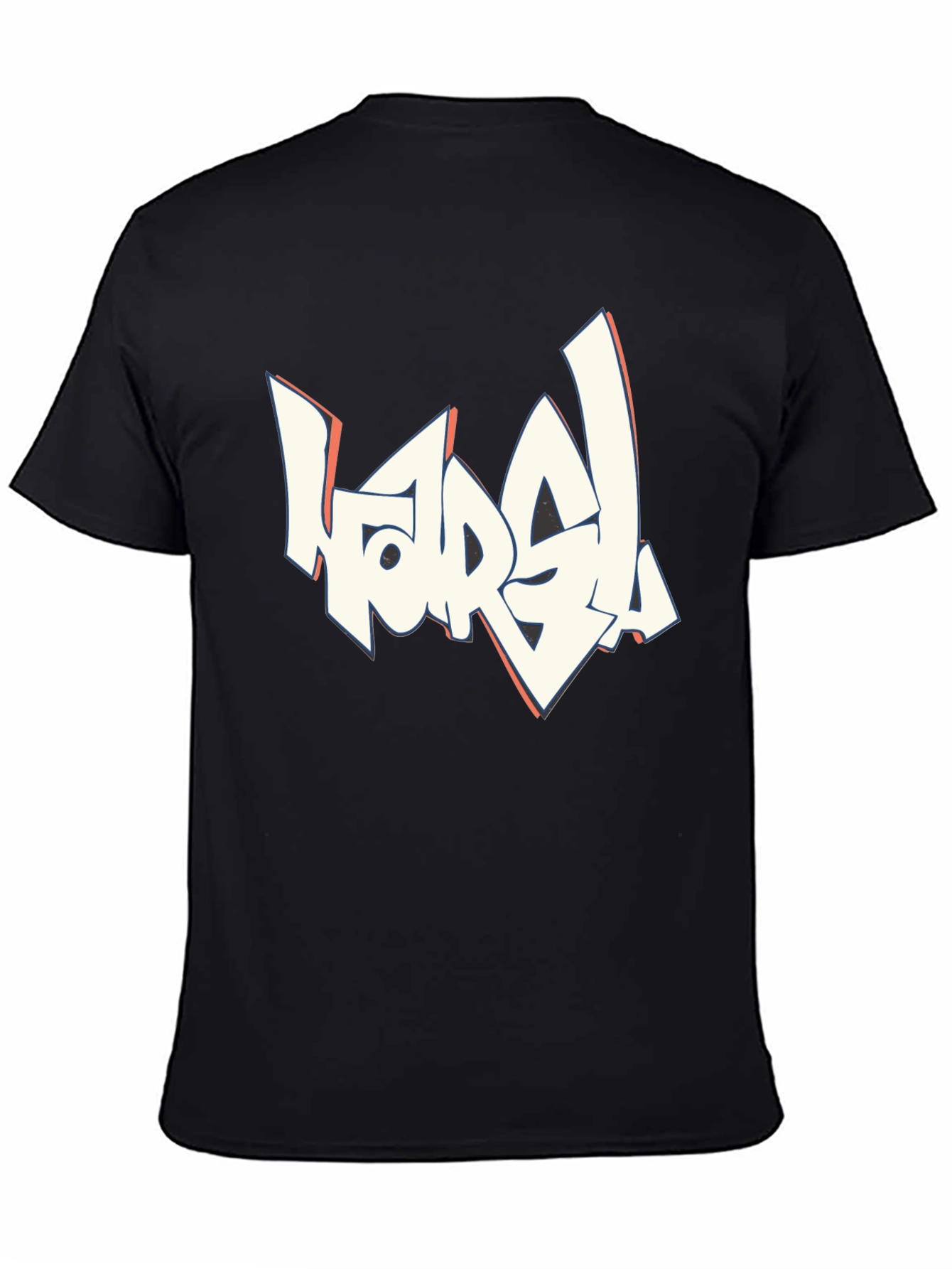 Camiseta Negra Hombre - Diseño Gráfico Urbano