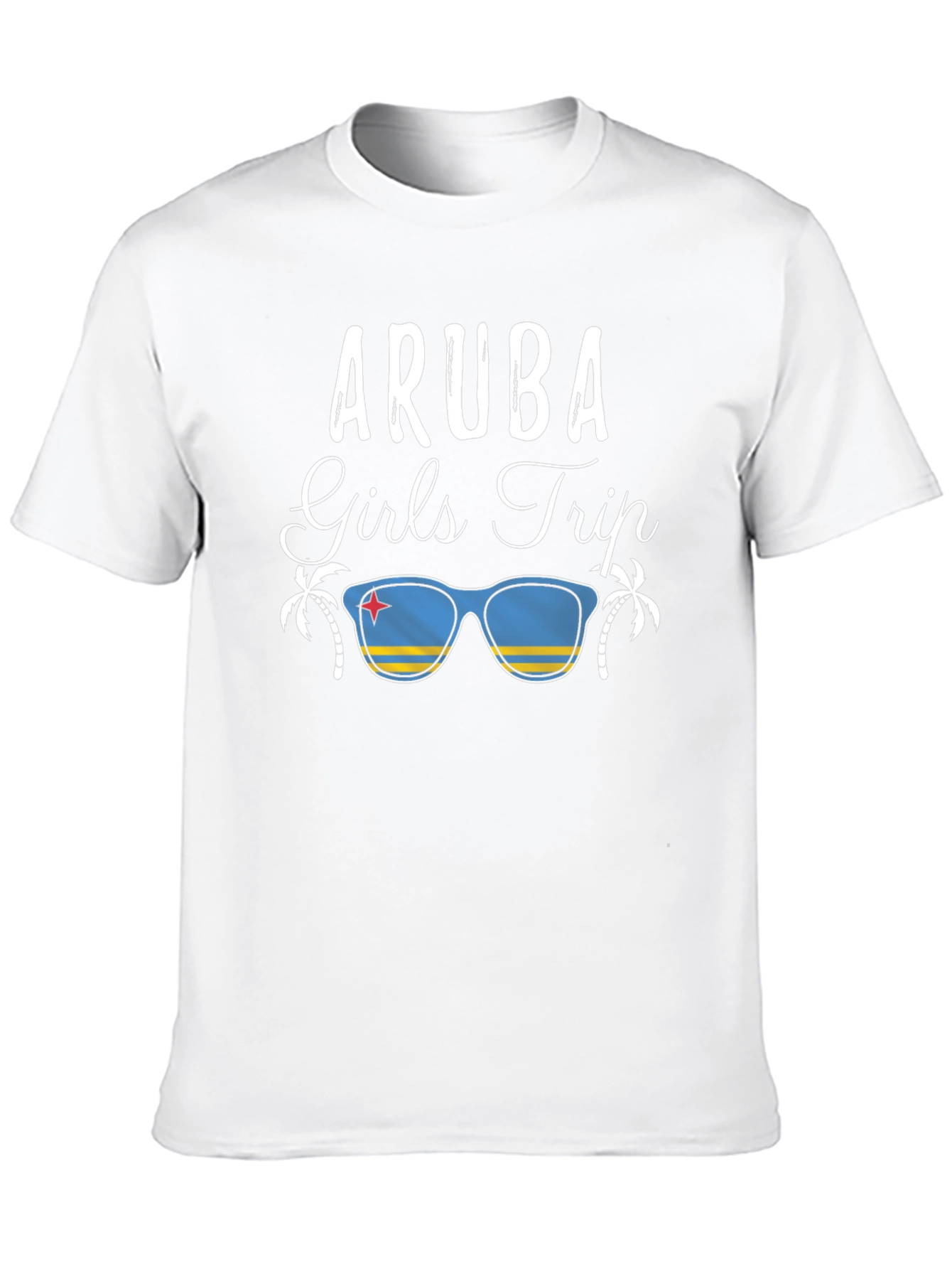 Camiseta Aruba Girls Trip Negra para Hombre