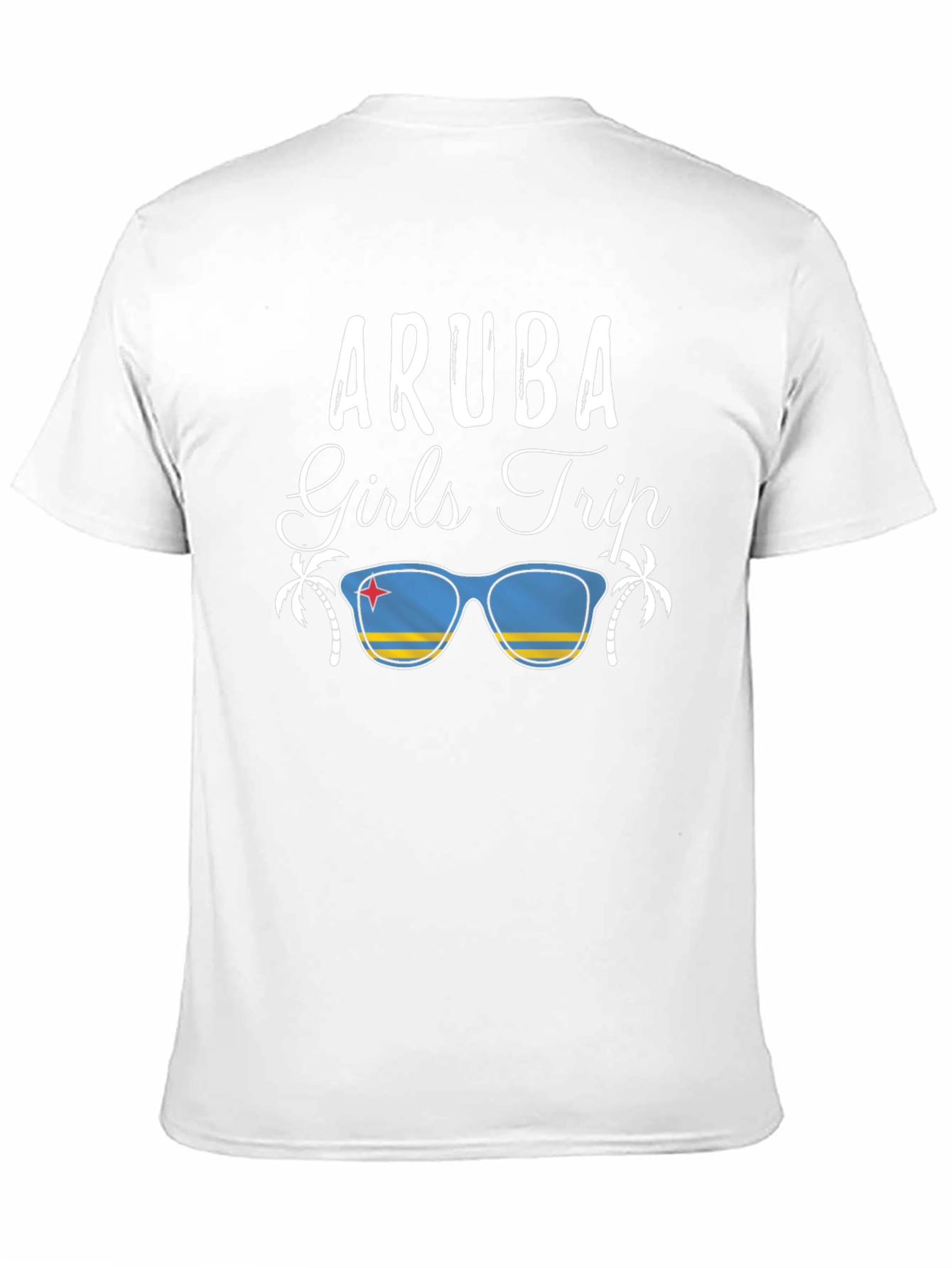 Camiseta Aruba Girls Trip Negra para Hombre
