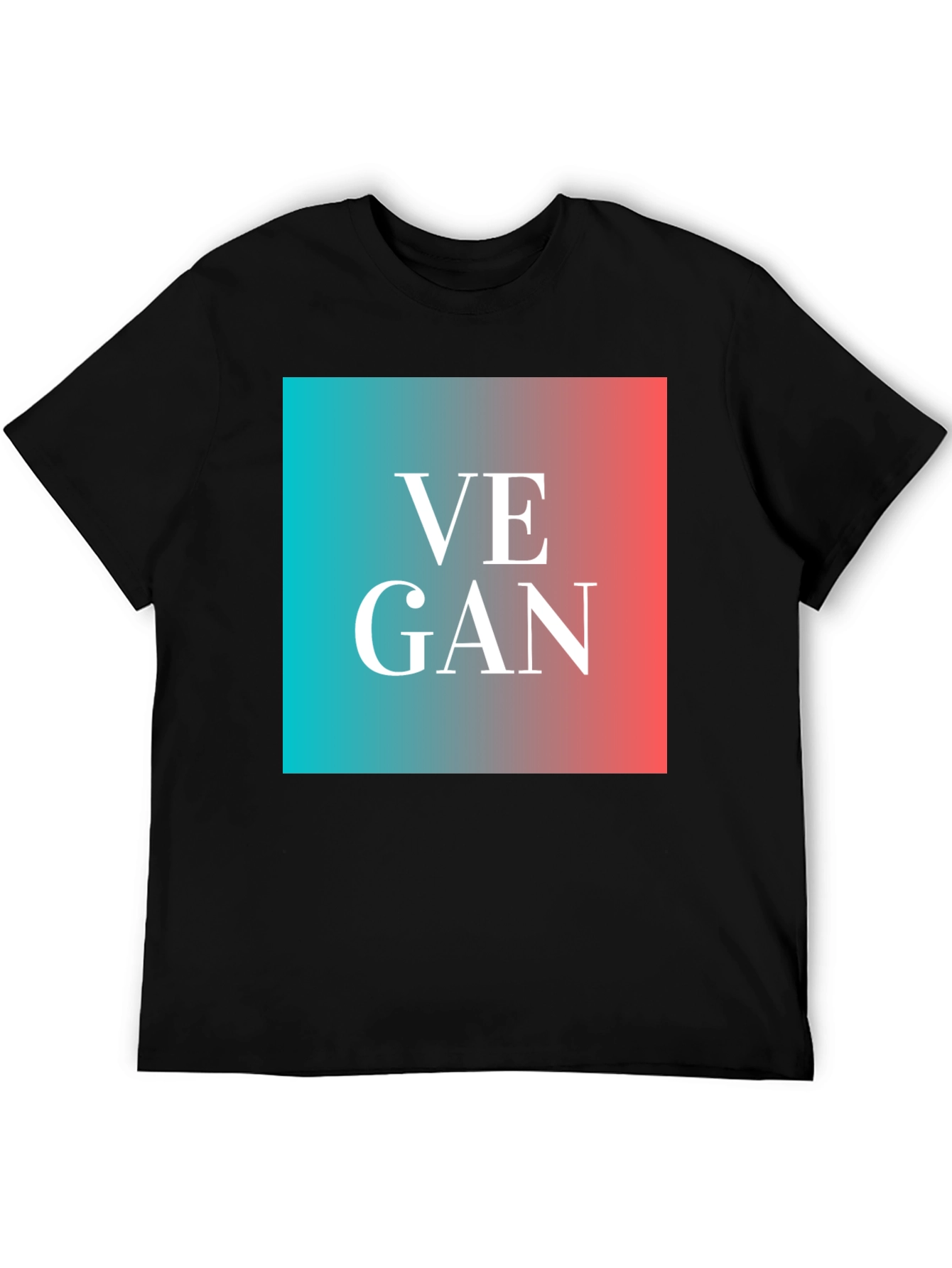 Camiseta Vegana Estampada Diseño Moderno