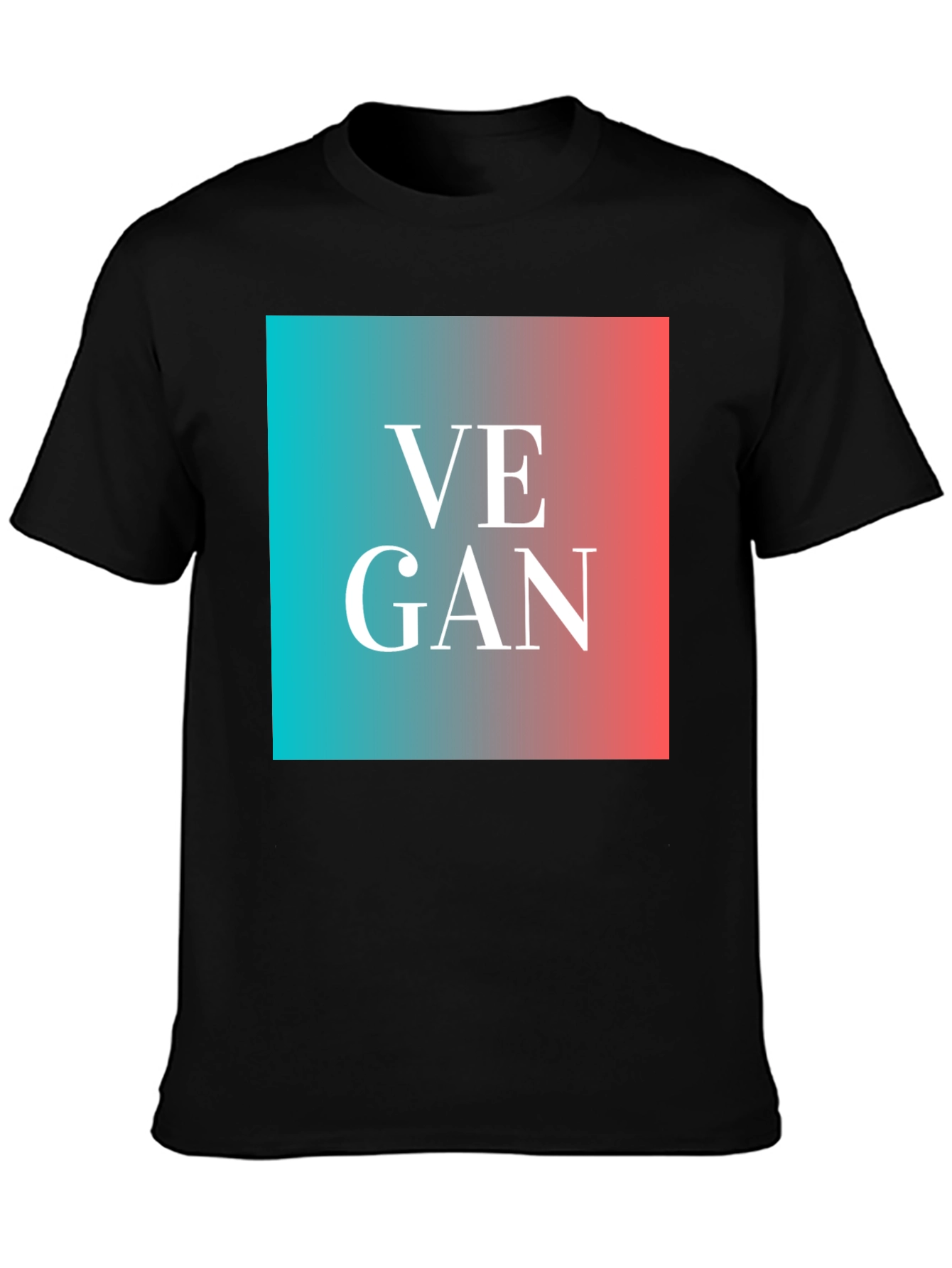 Camiseta Vegana Estampada Diseño Moderno
