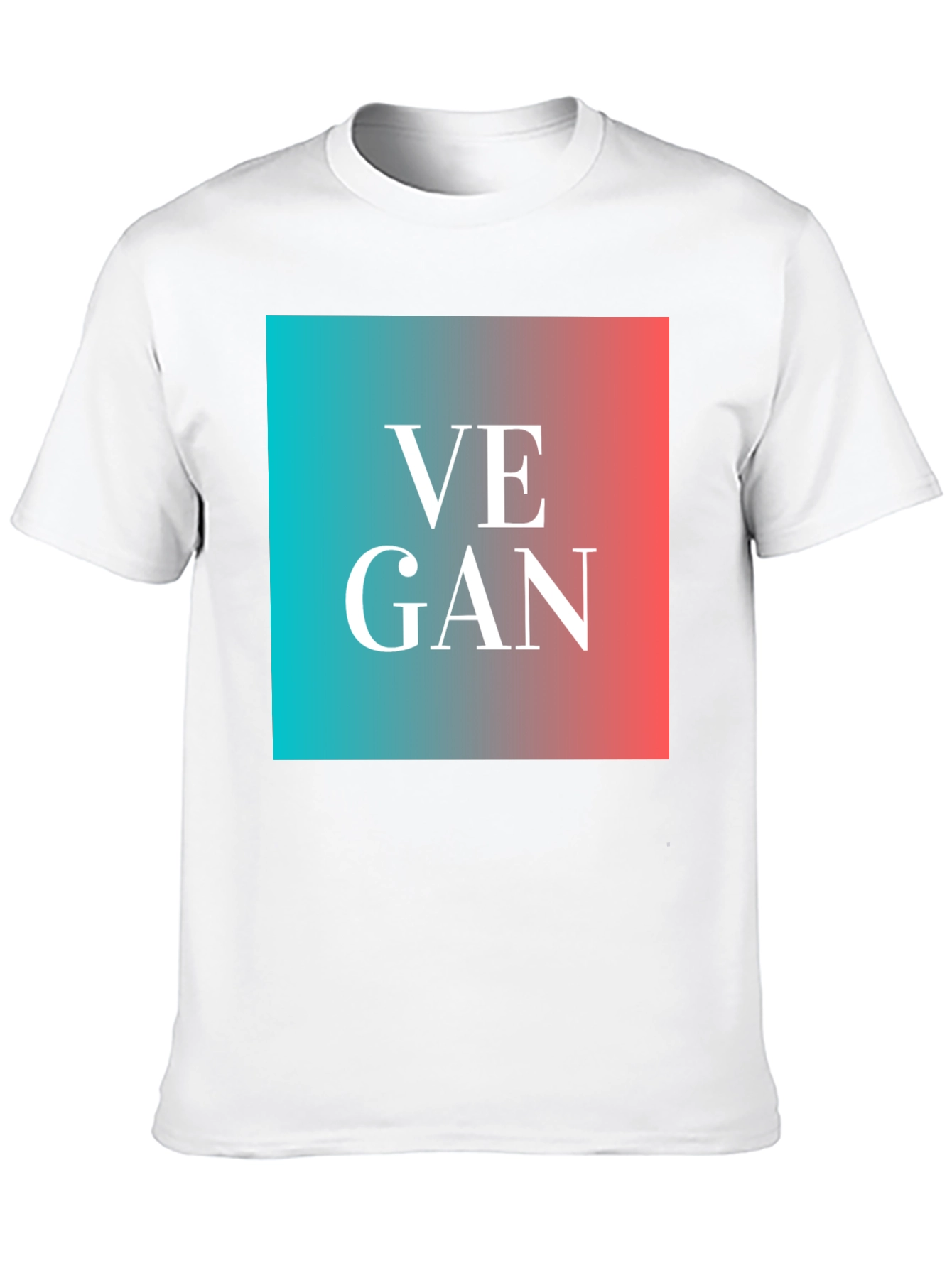 Camiseta Vegana Estampada Diseño Moderno