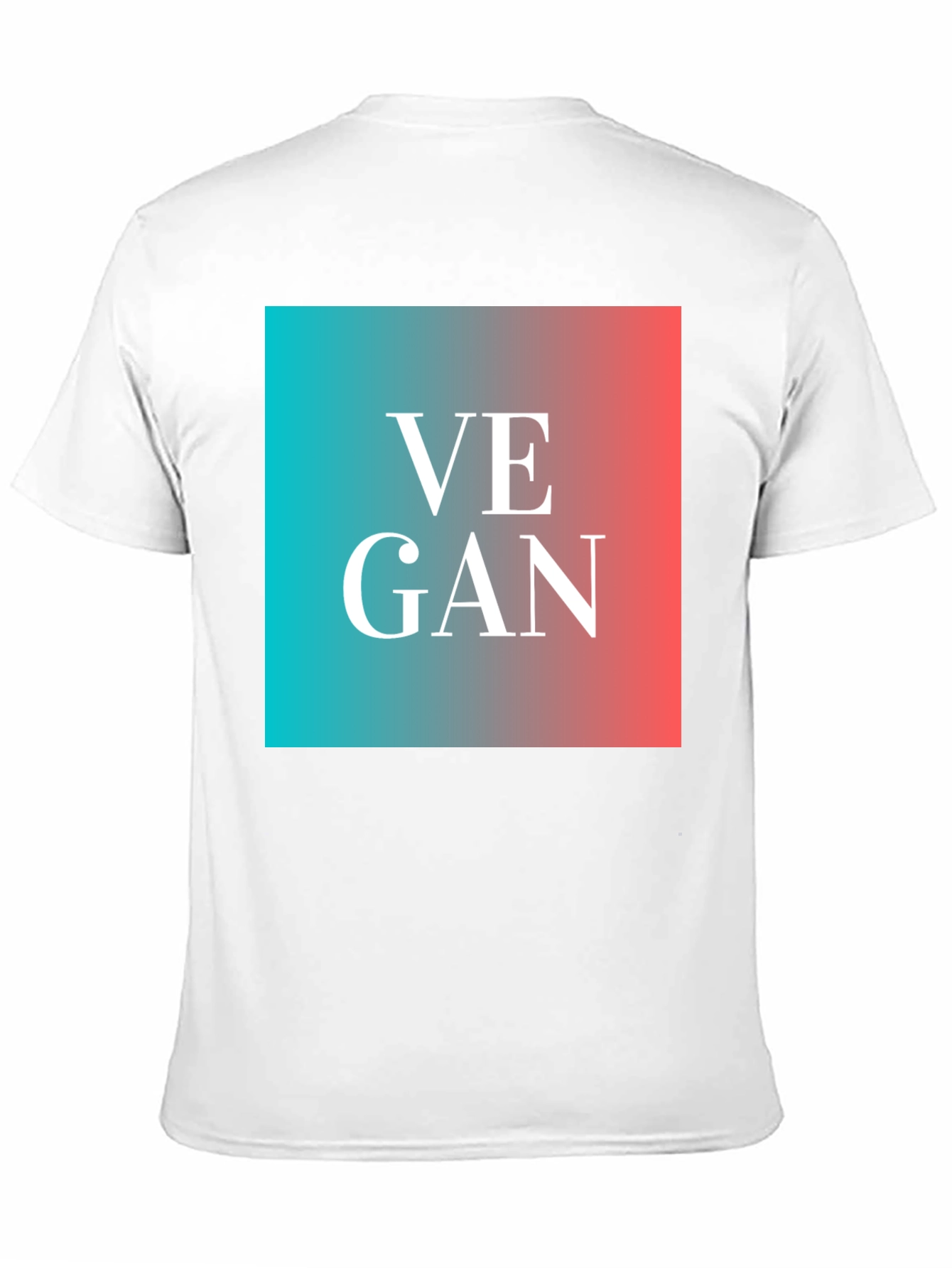 Camiseta Vegana Estampada Diseño Moderno