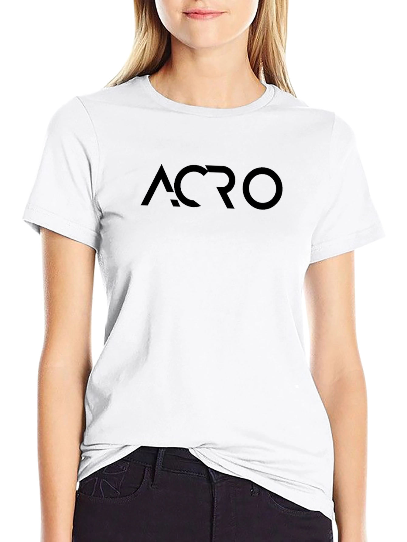 Camiseta ACRO Negra Unisex de Algodón