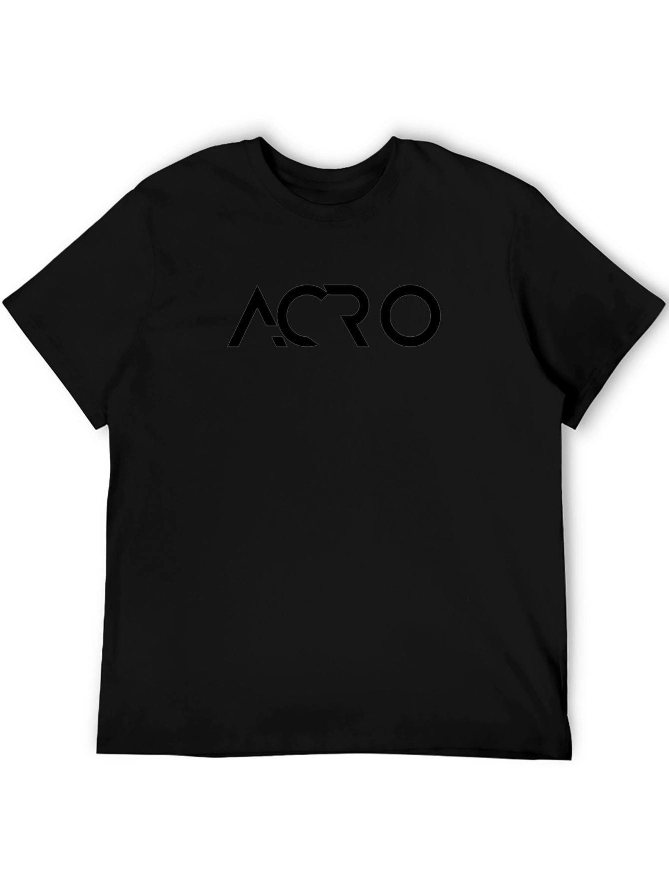 Camiseta ACRO Negra Unisex de Algodón