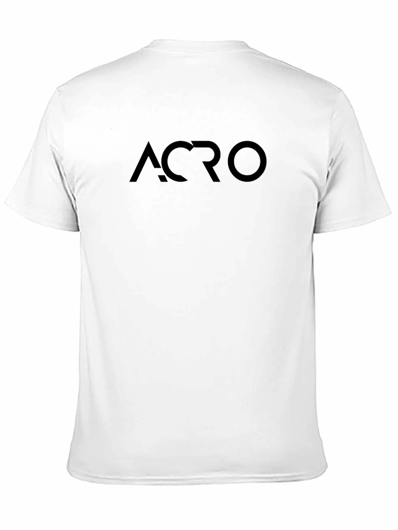 Camiseta ACRO Negra Unisex de Algodón