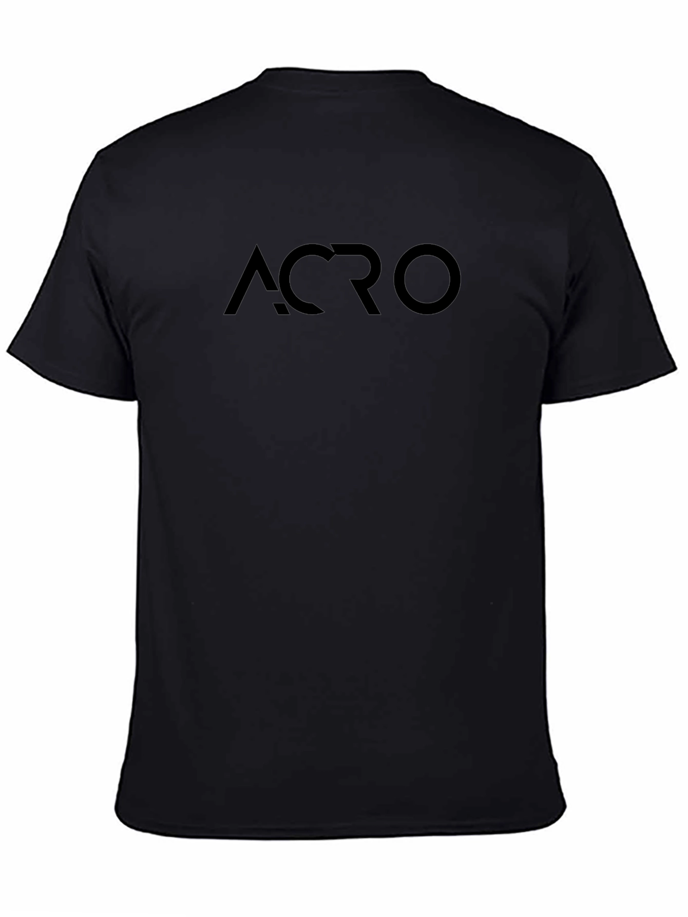 Camiseta ACRO Negra Unisex de Algodón