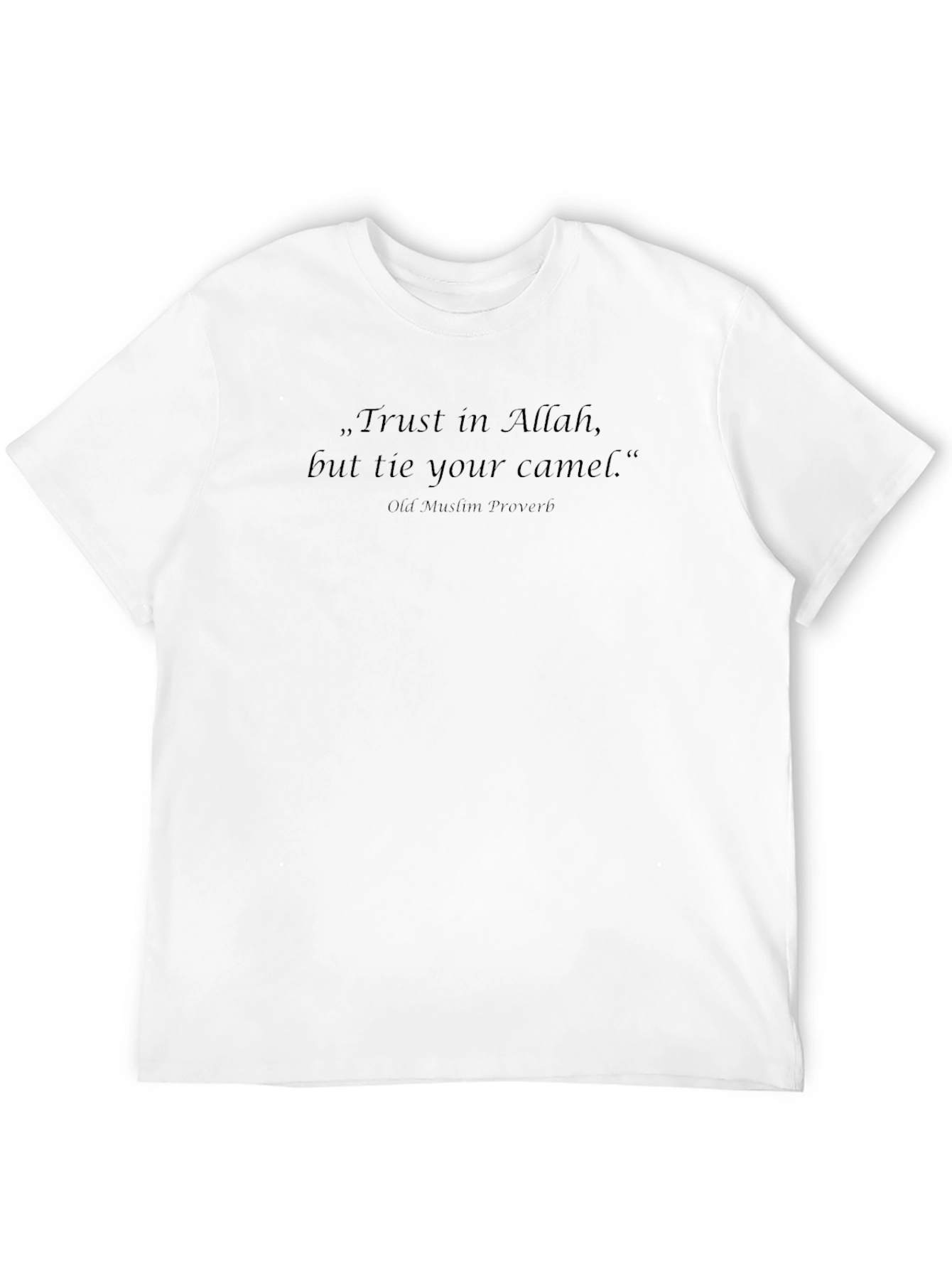 Camiseta Negra con Cita Inspiradora