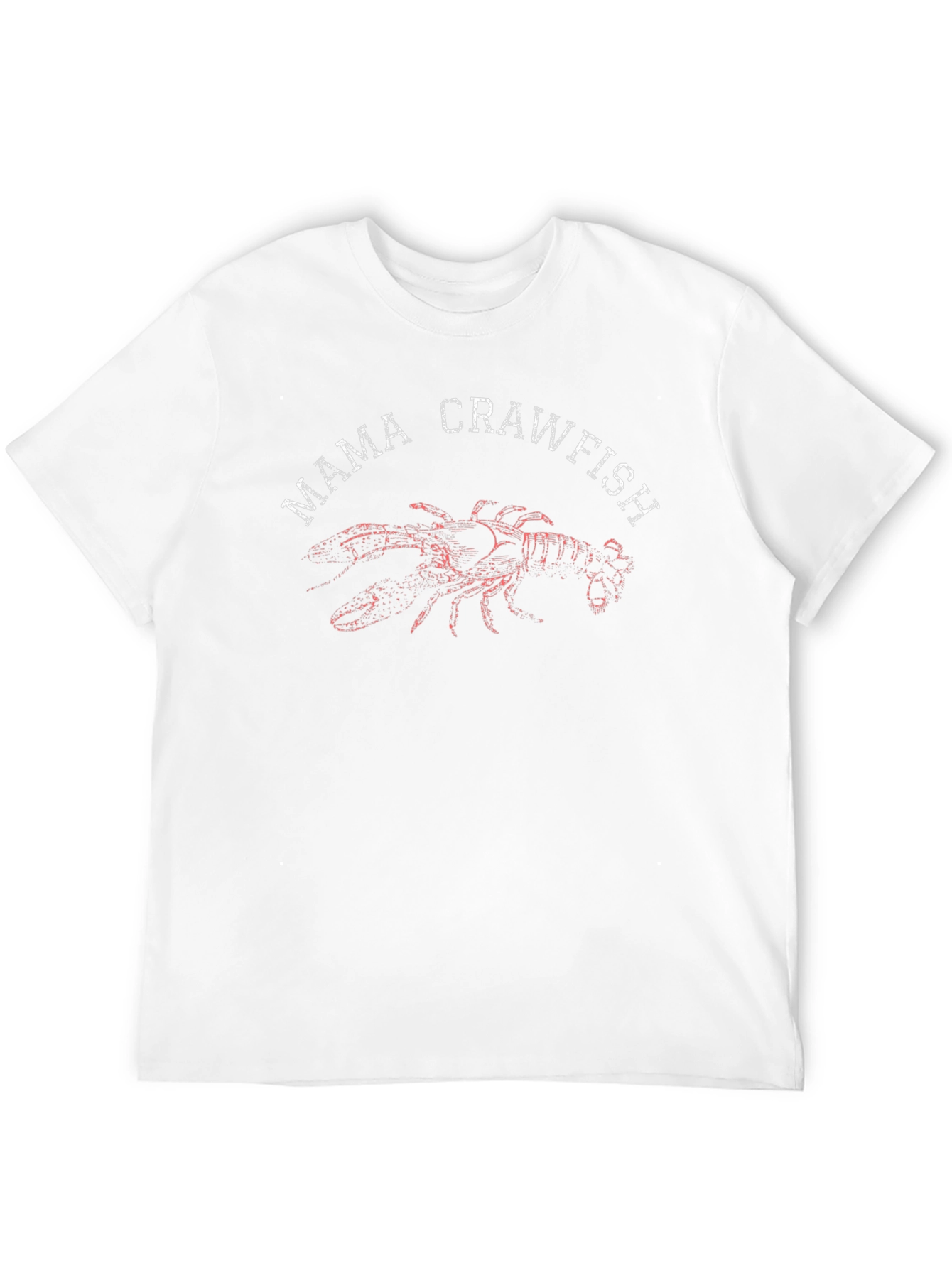 Camiseta Negra Mama Crawfish para Amantes de los Mariscos