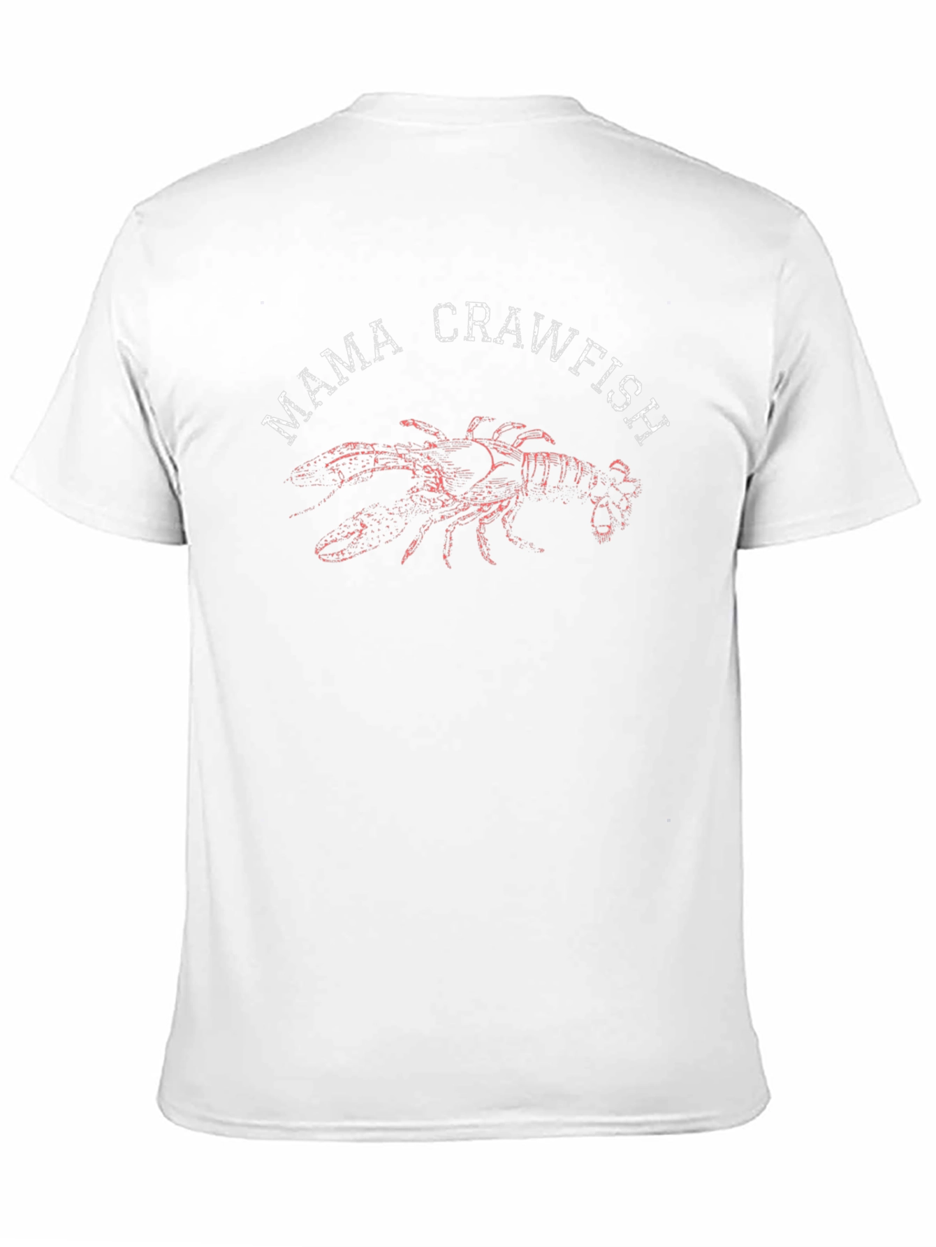 Camiseta Negra Mama Crawfish para Amantes de los Mariscos