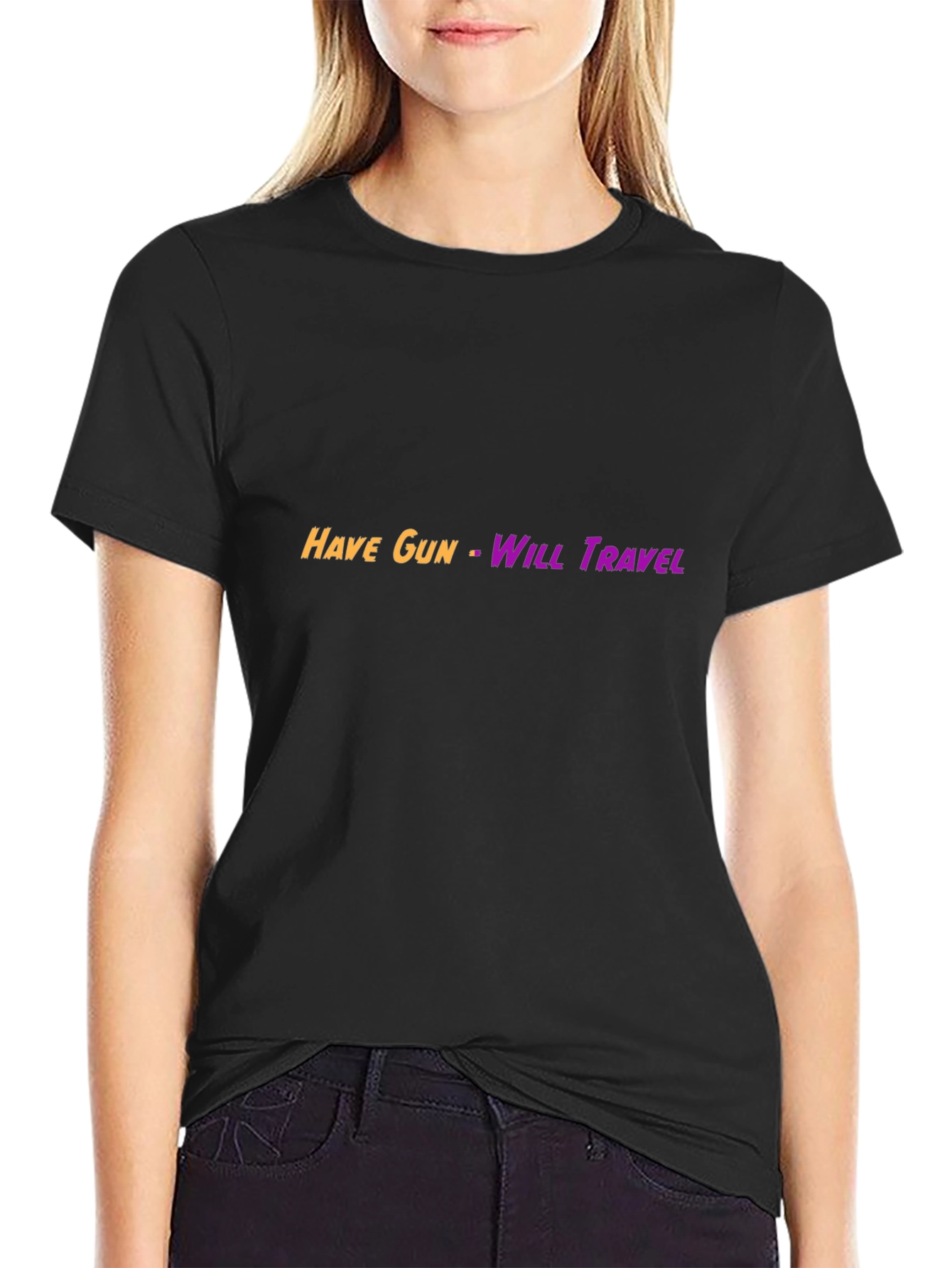 Camiseta Negra: Have Gun - Will Travel