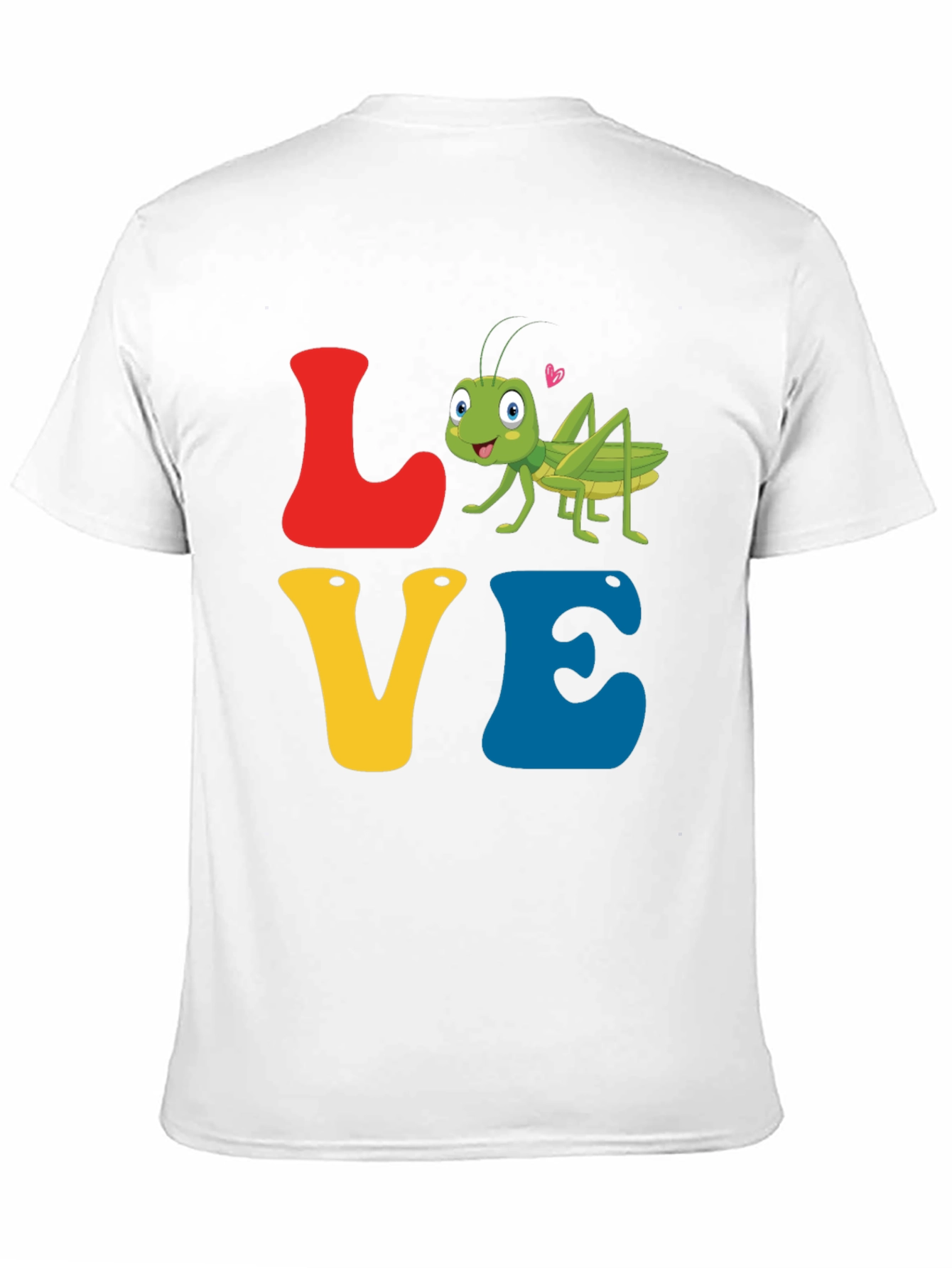 Camiseta Negra Love con Grillo Enamorado
