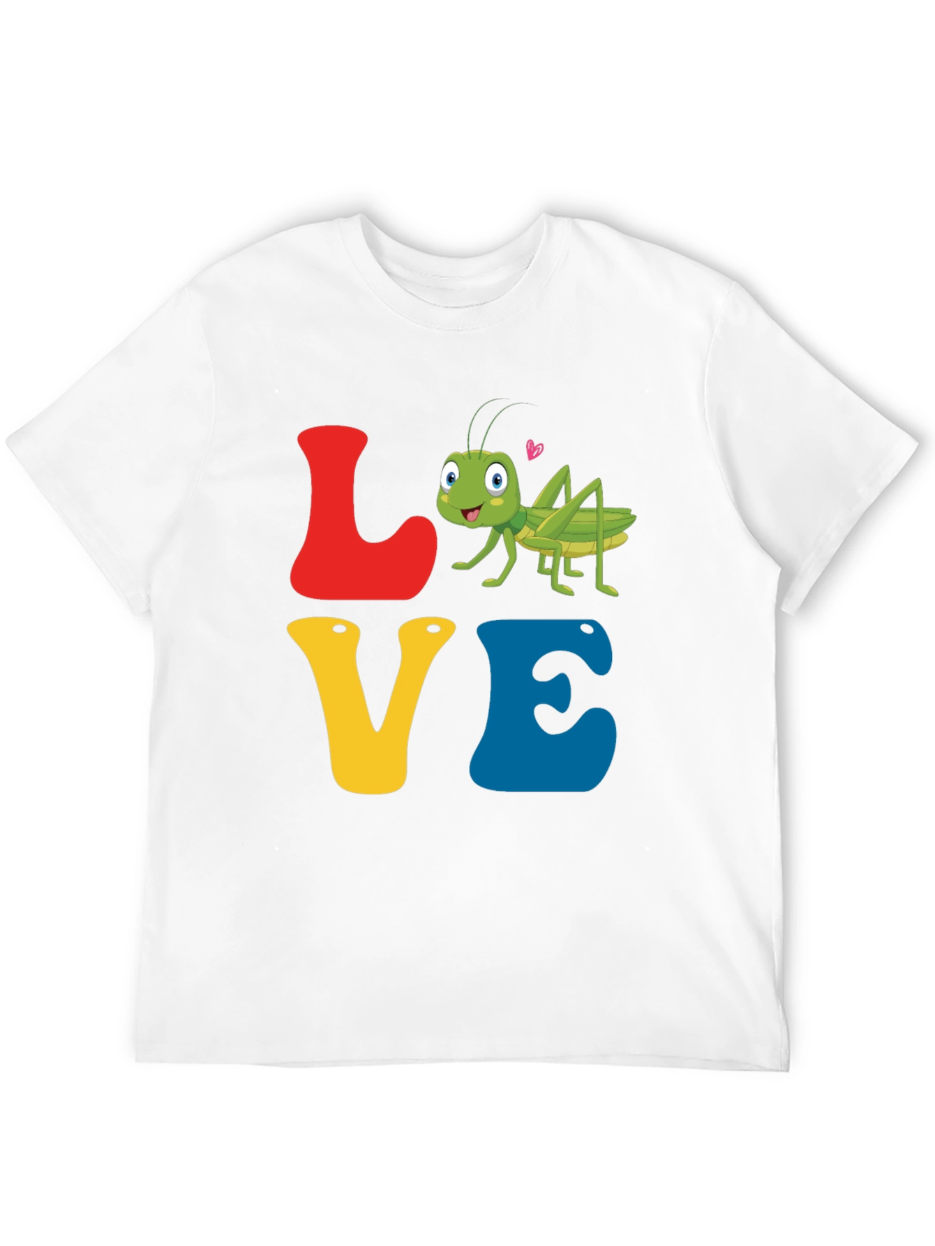 Camiseta Negra Love con Grillo Enamorado