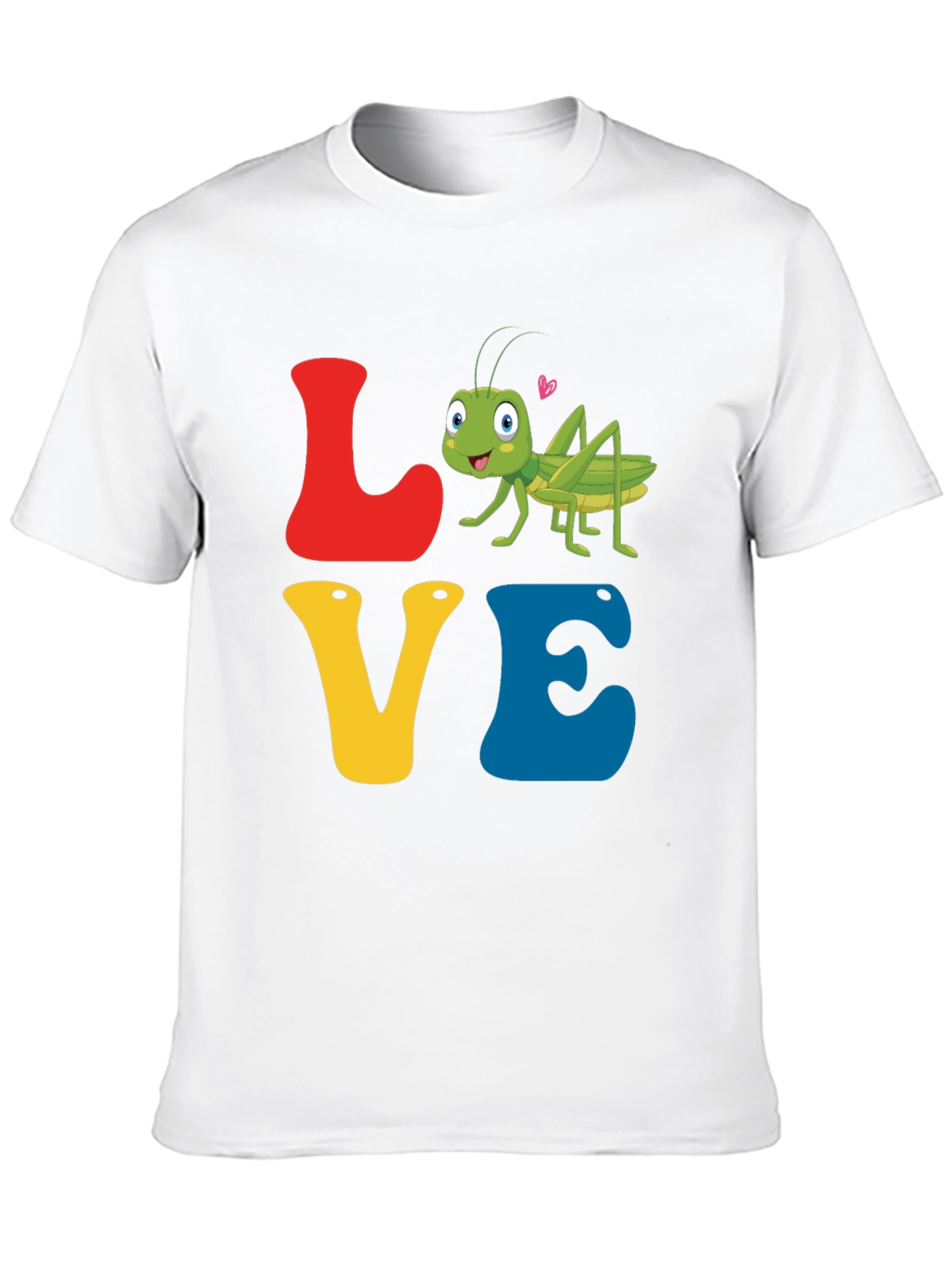 Camiseta Negra Love con Grillo Enamorado