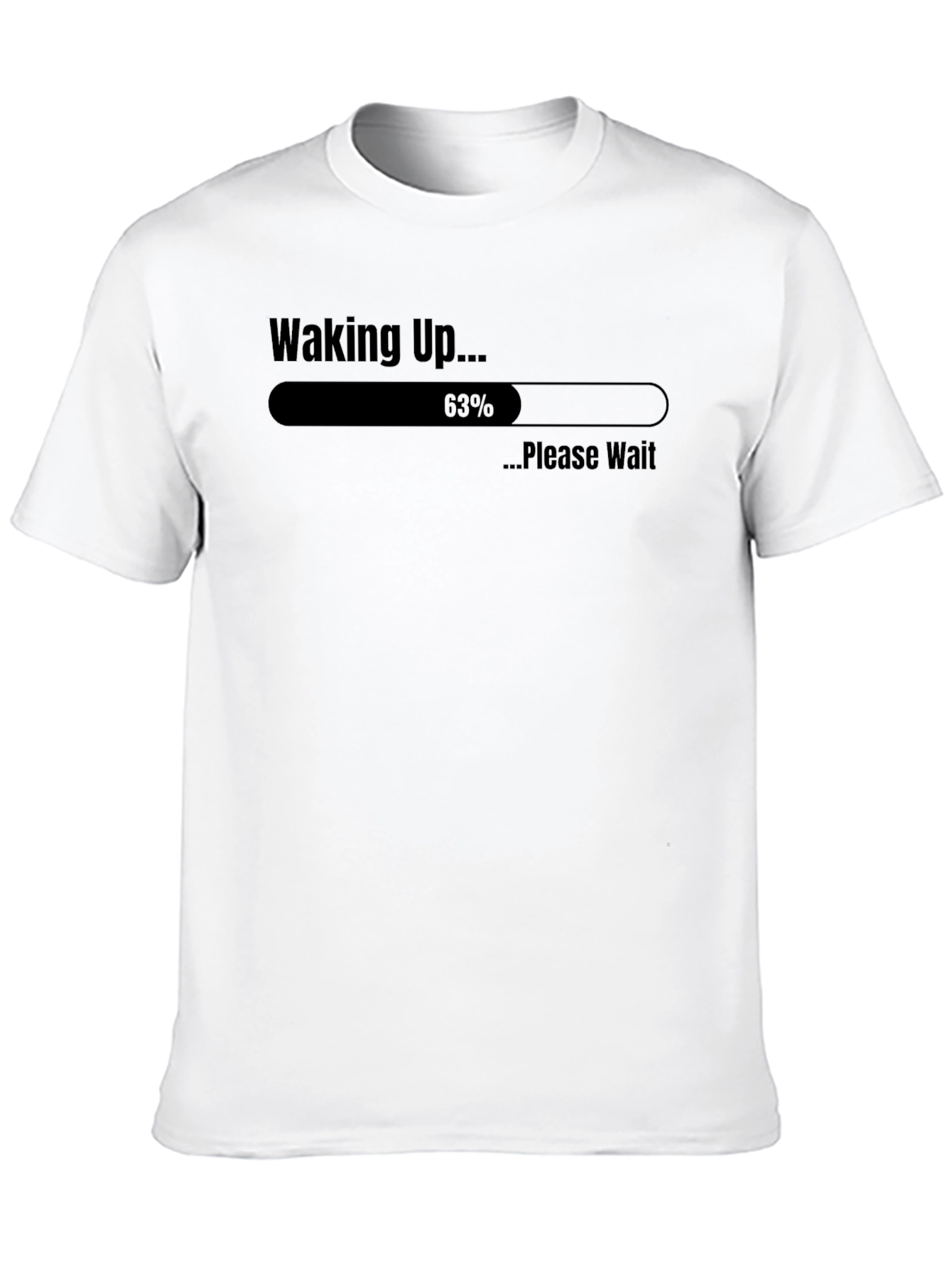 Camiseta Humorística: Despertando al 63%