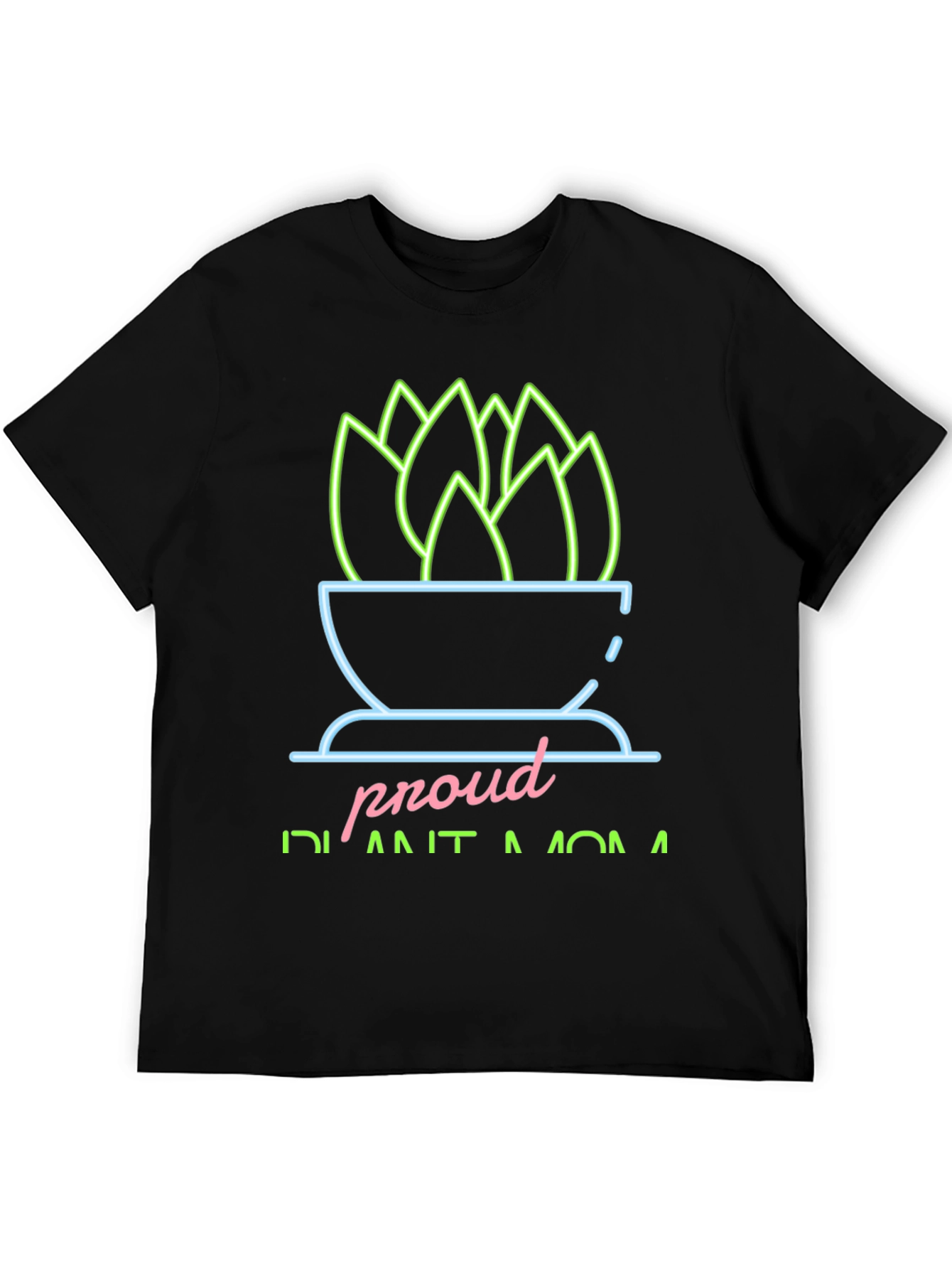 Camiseta Negra Proud Plant Mom