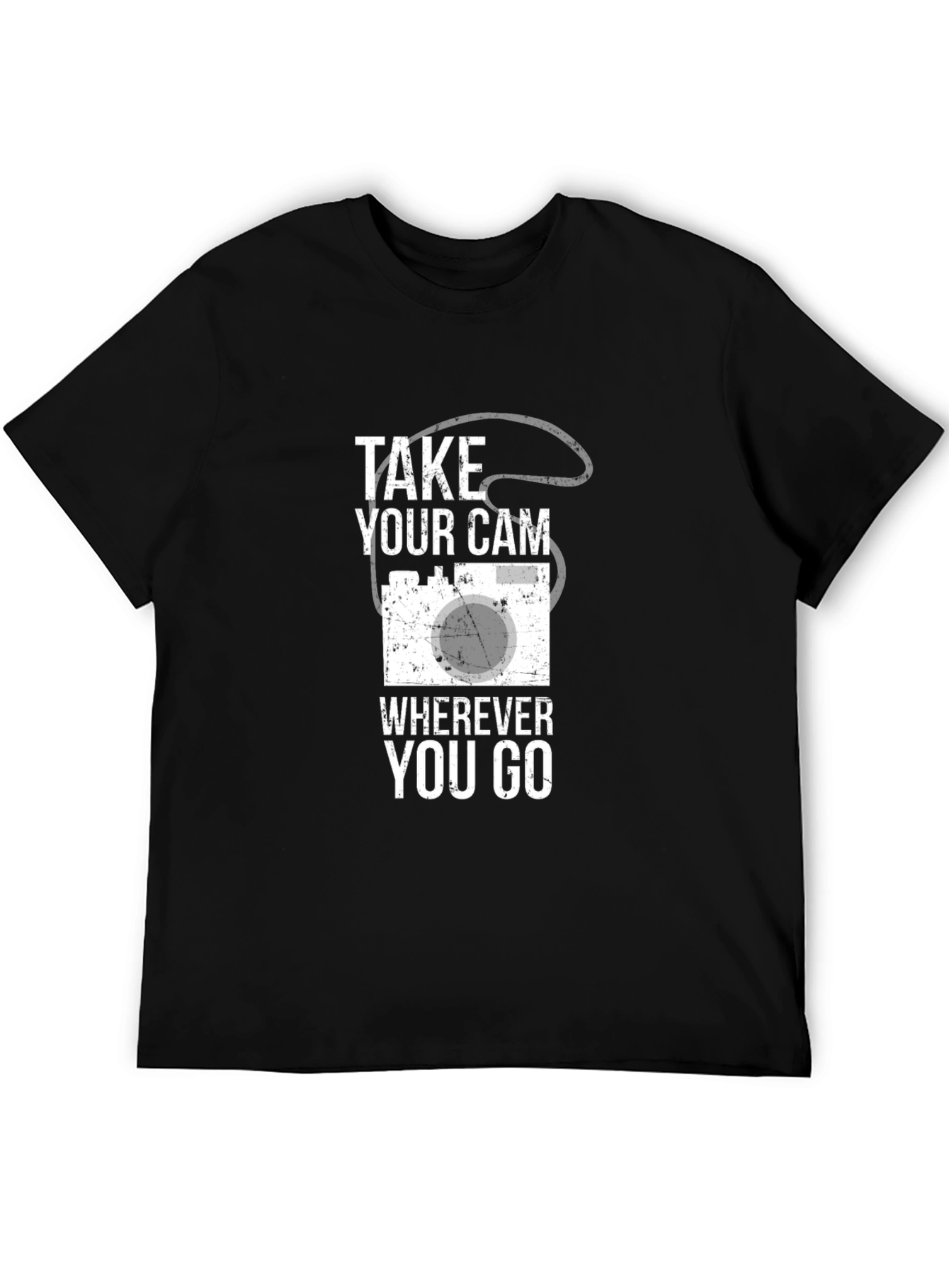 Camiseta Negra Take Your Cam