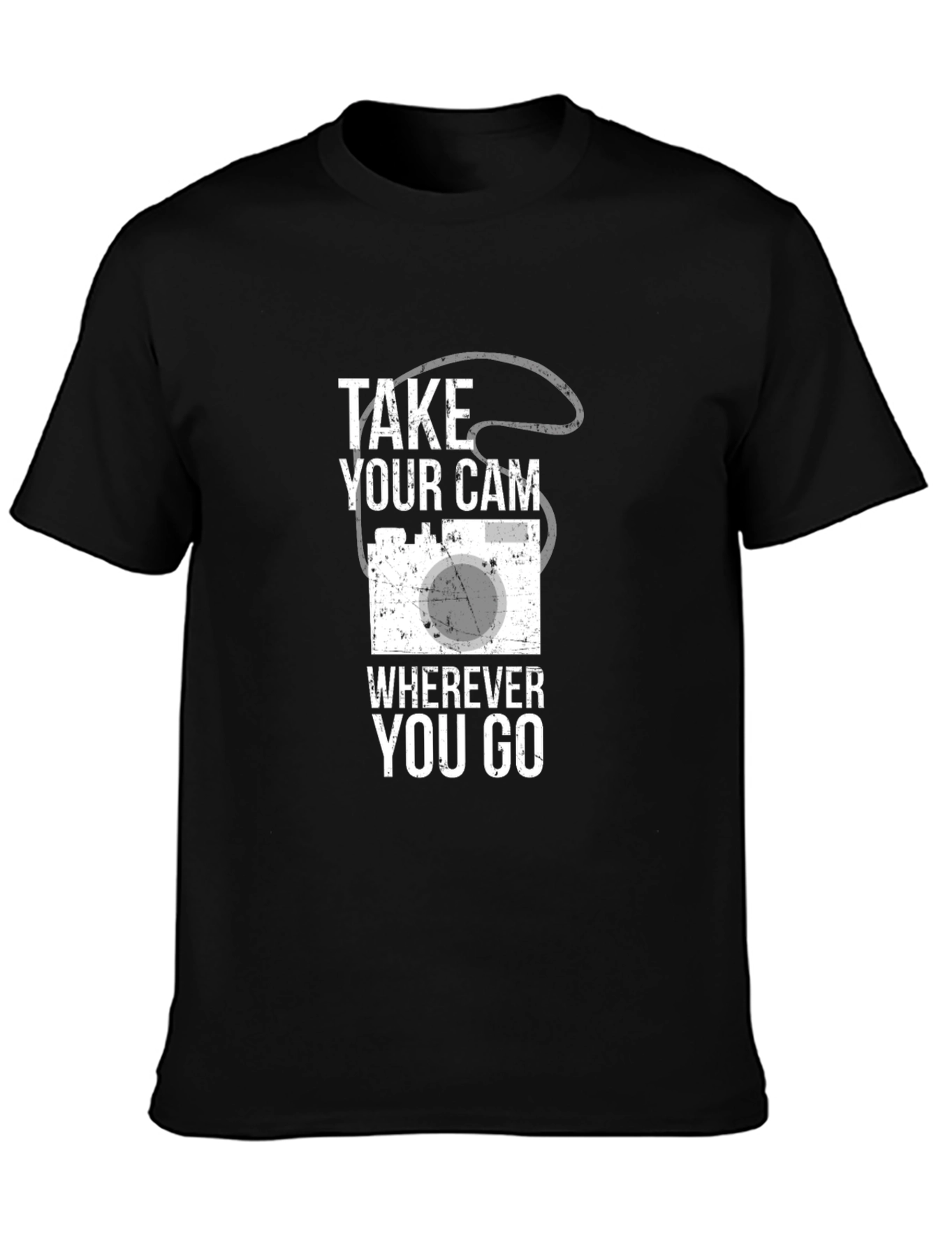 Camiseta Negra Take Your Cam