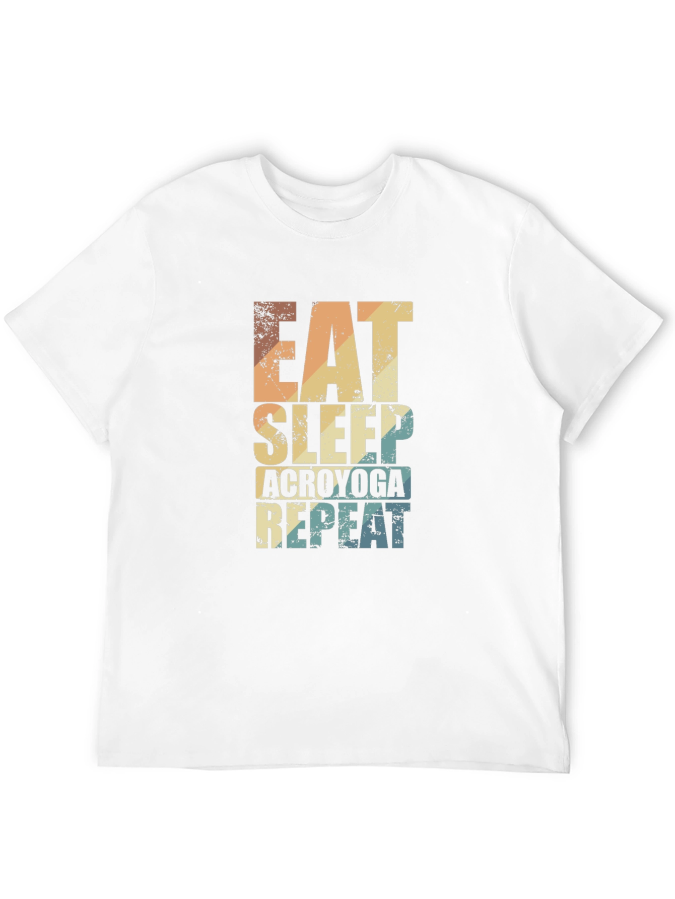 Camiseta Negra Acroyoga: Come Duerme Repite