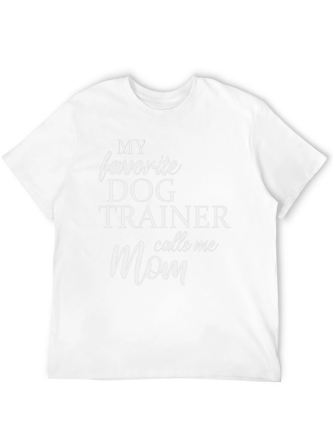 Camiseta Negra Mi Entrenador de Perros Favorito
