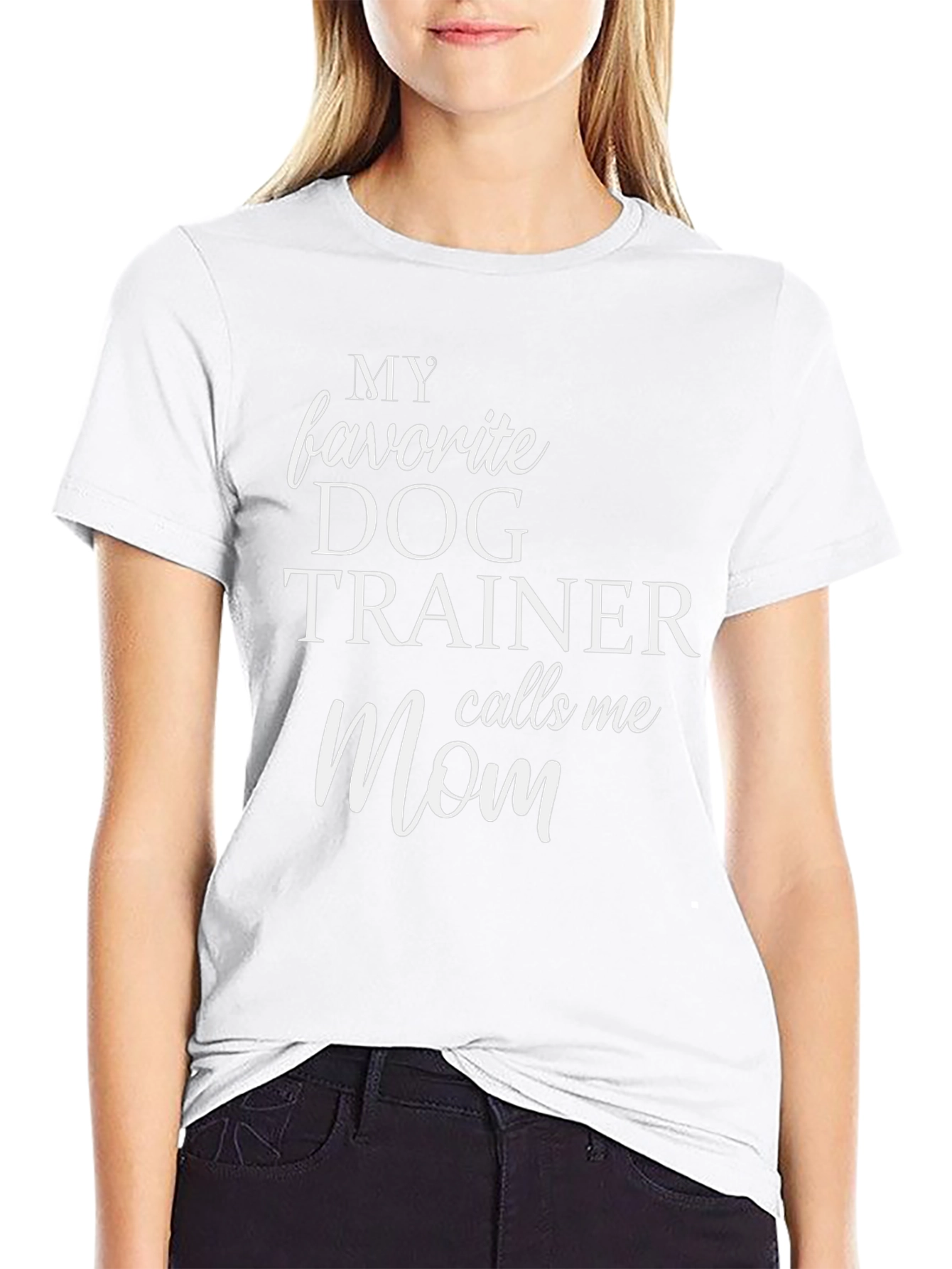 Camiseta Negra Mi Entrenador de Perros Favorito