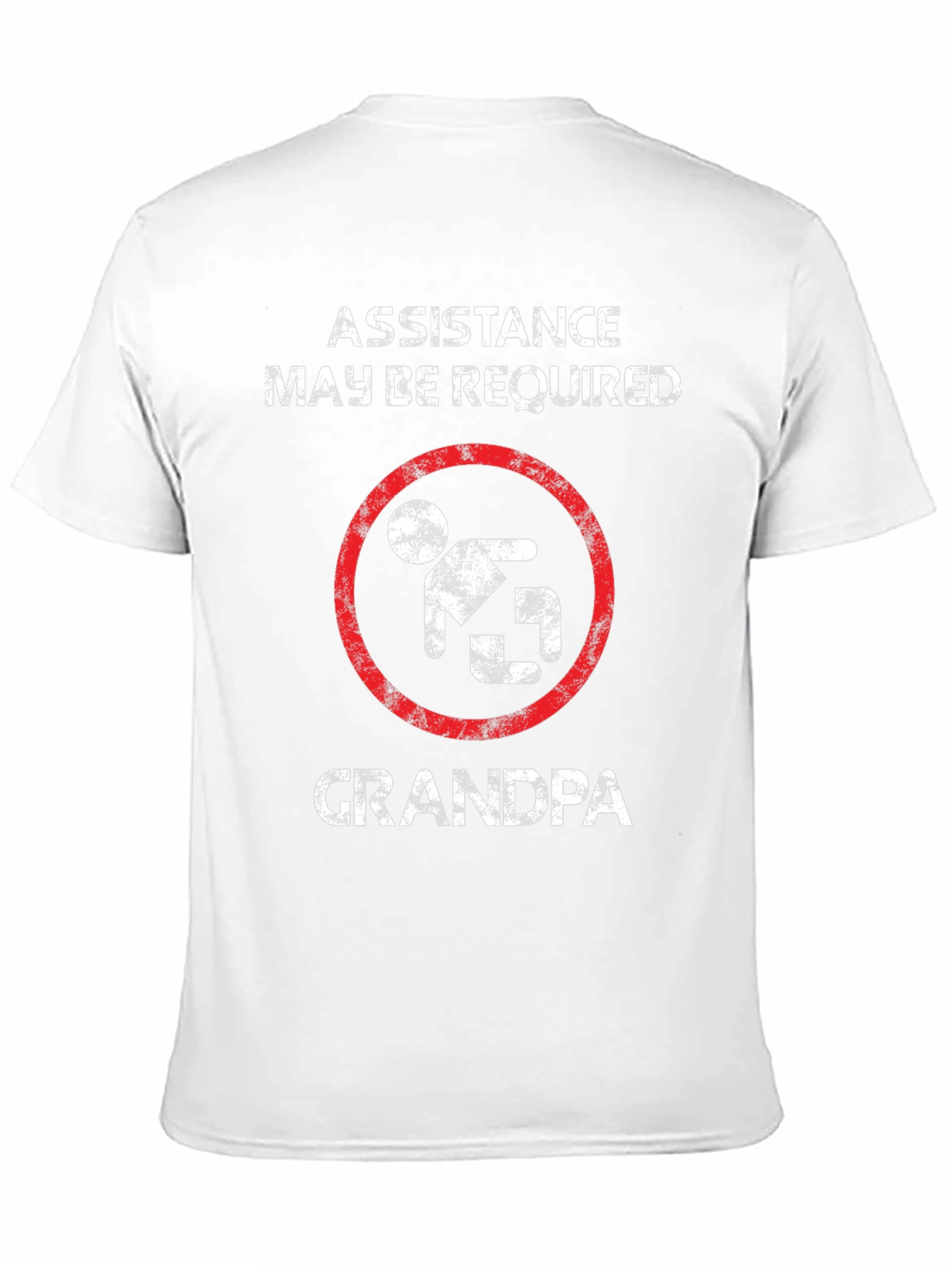 Camiseta Negra de Abuelo: ¡Asistencia Necesaria!