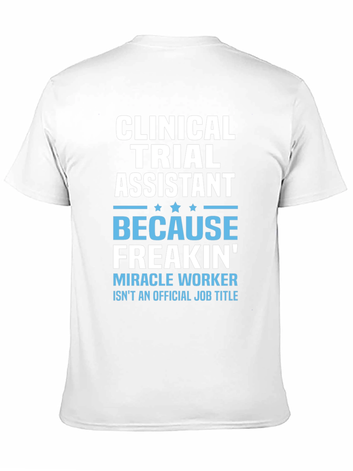 Camiseta Asistente de Ensayos Clínicos