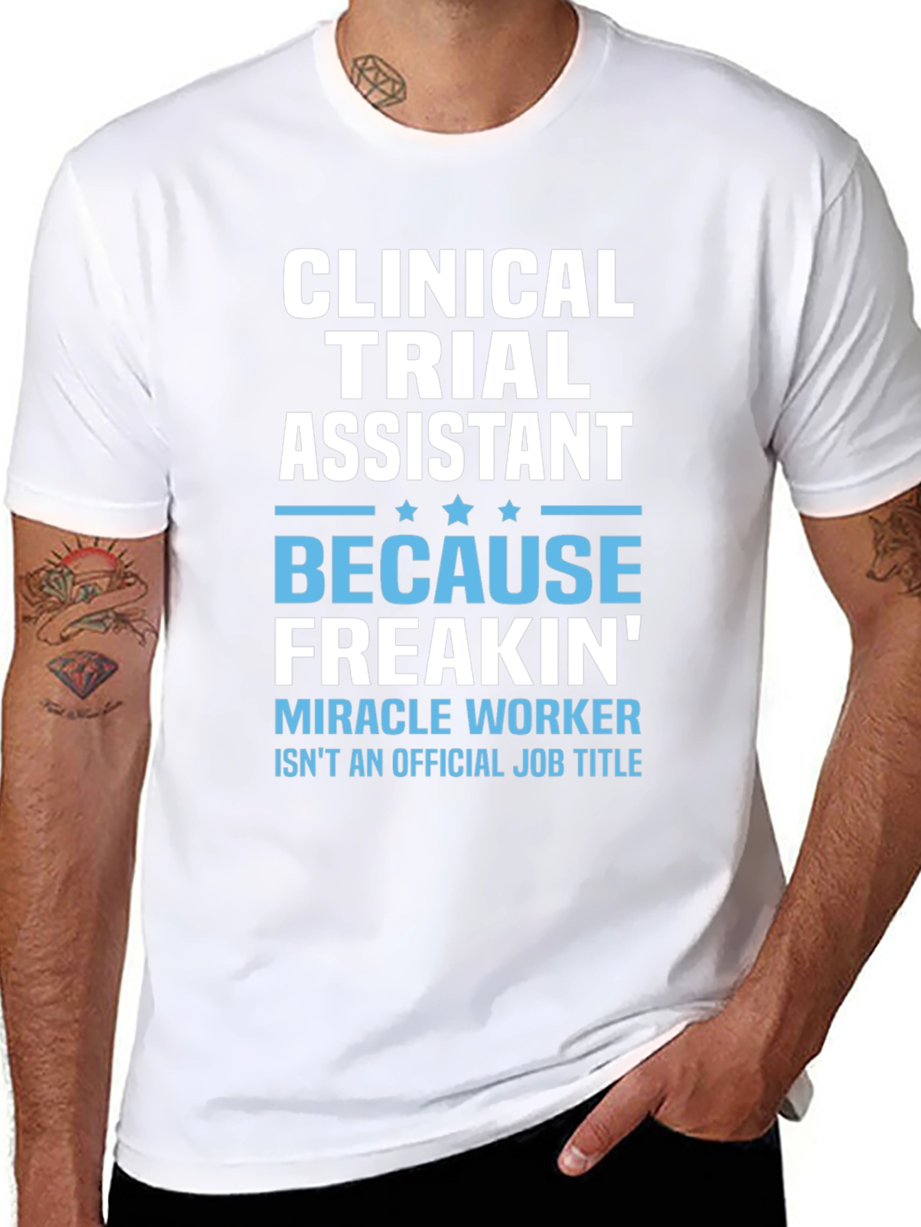 Camiseta Asistente de Ensayos Clínicos