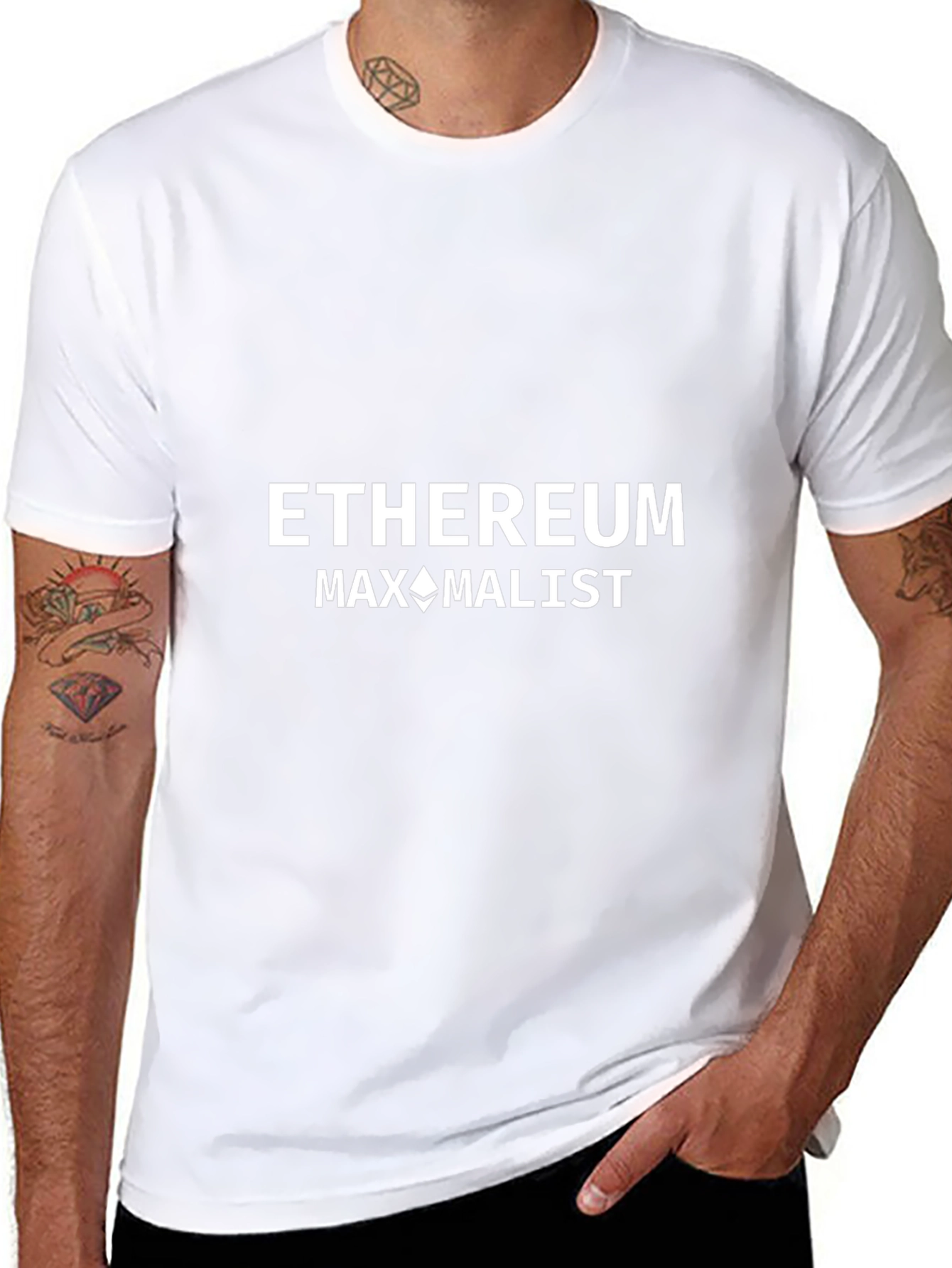 Camiseta Hombre Ethereum Maximalist - Diseño Crypto