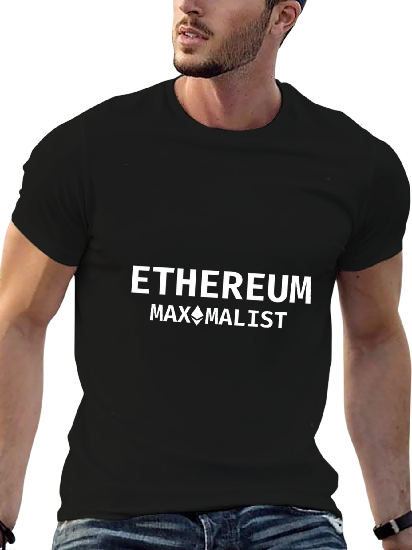 Camiseta Hombre Ethereum Maximalist - Diseño Crypto