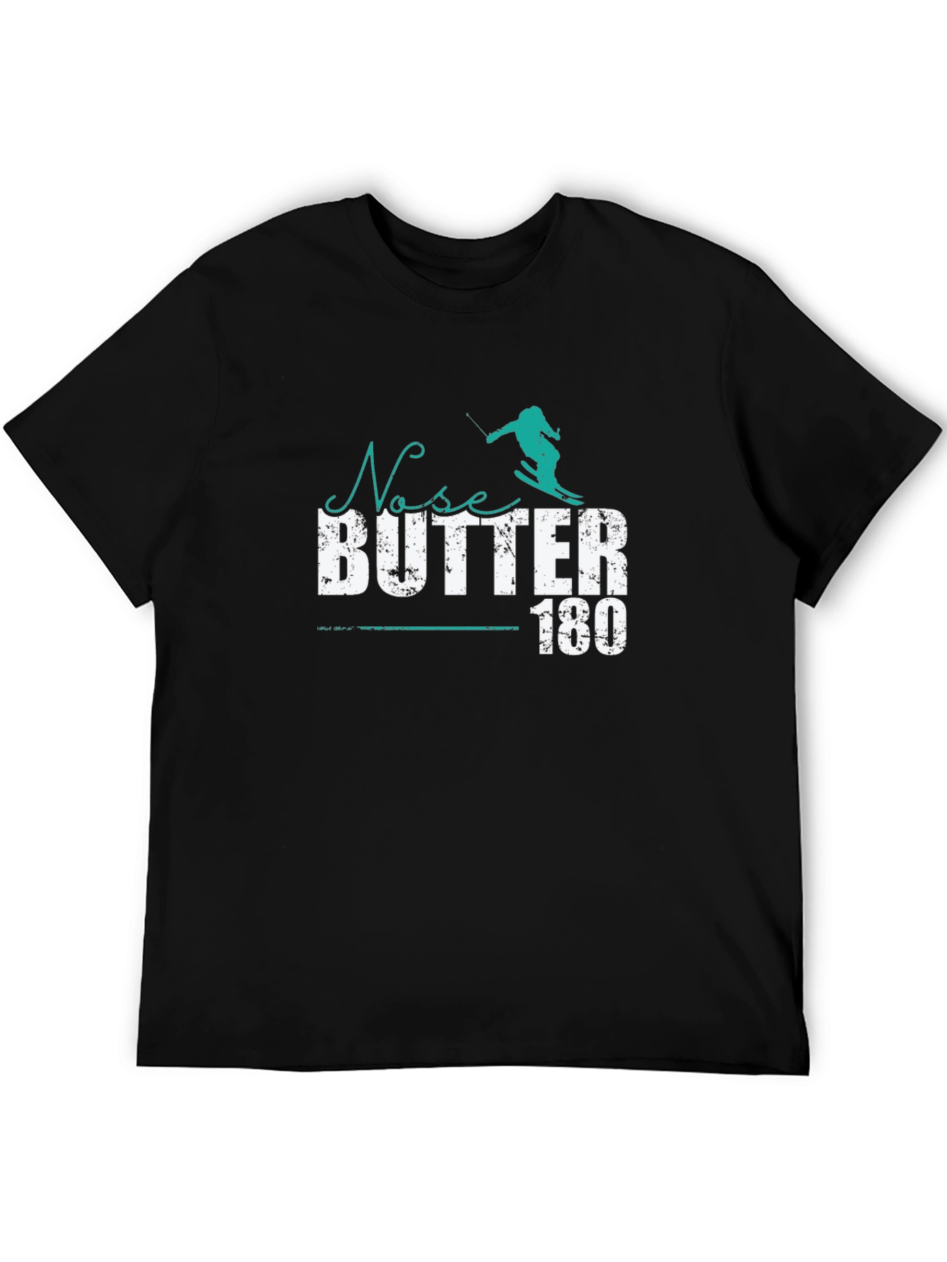 Camiseta Negra Ski Nose Butter 180