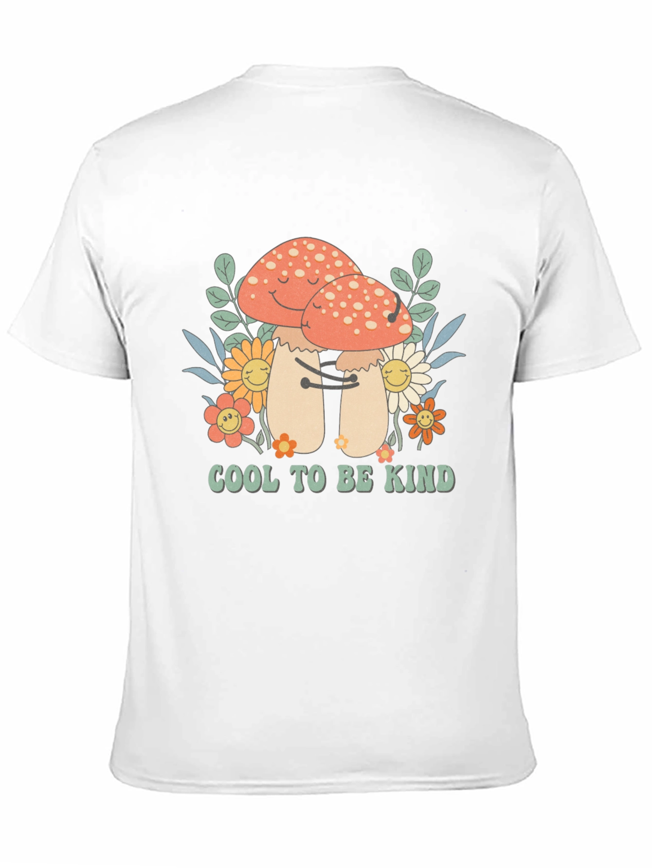 Camiseta Negra: Setas Amistosas