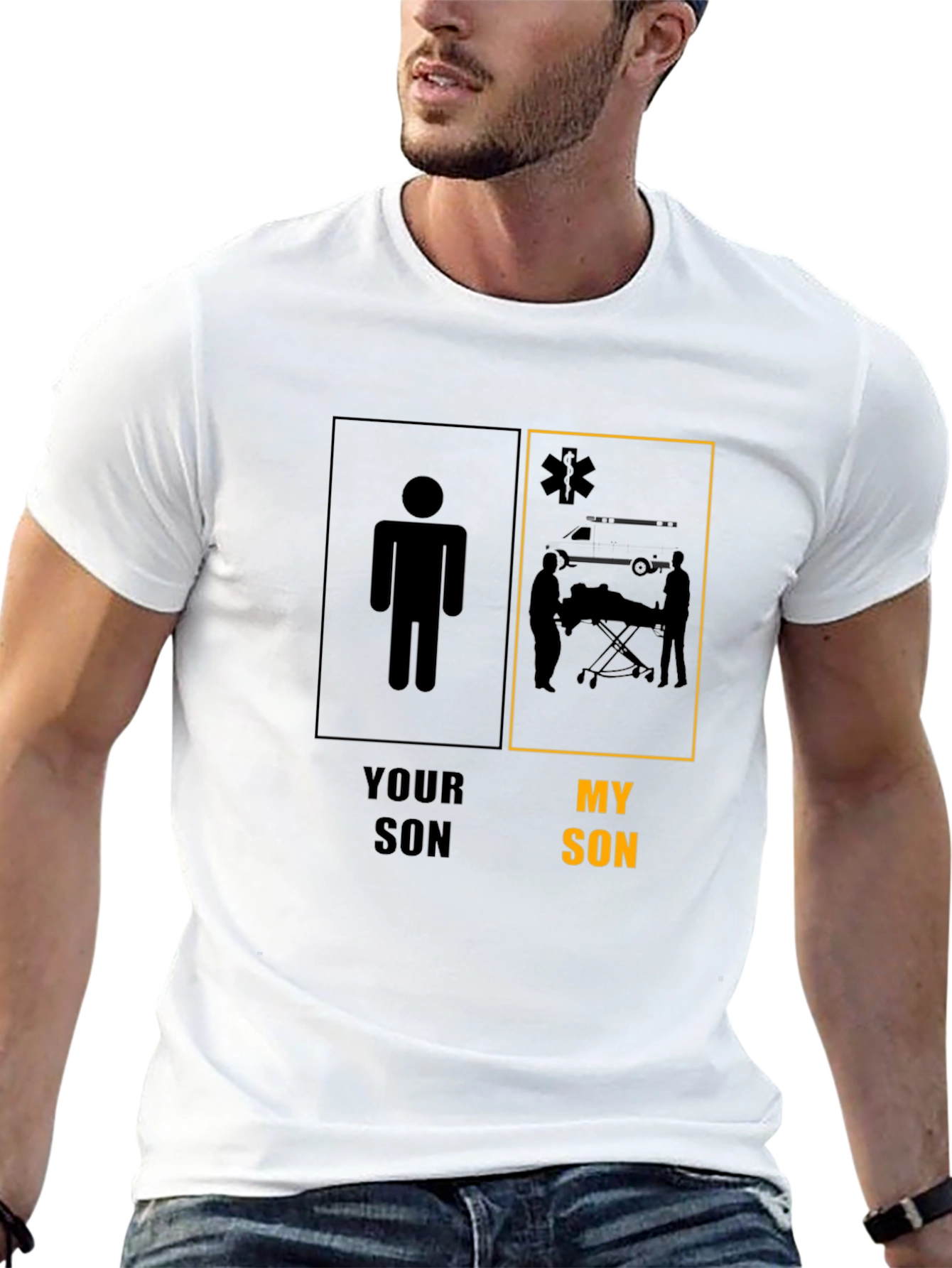 Camiseta Mi Hijo Paramédico