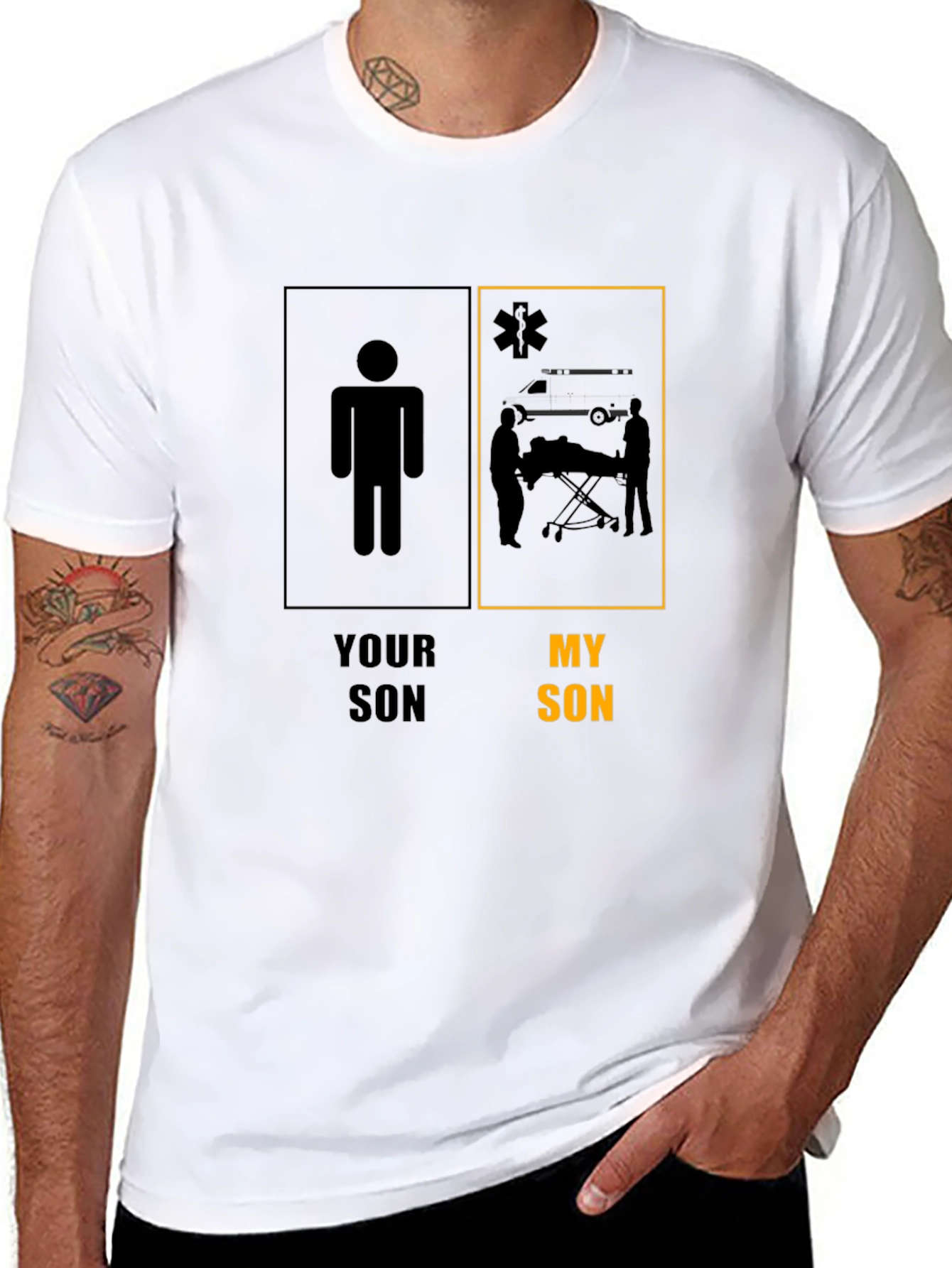 Camiseta Mi Hijo Paramédico