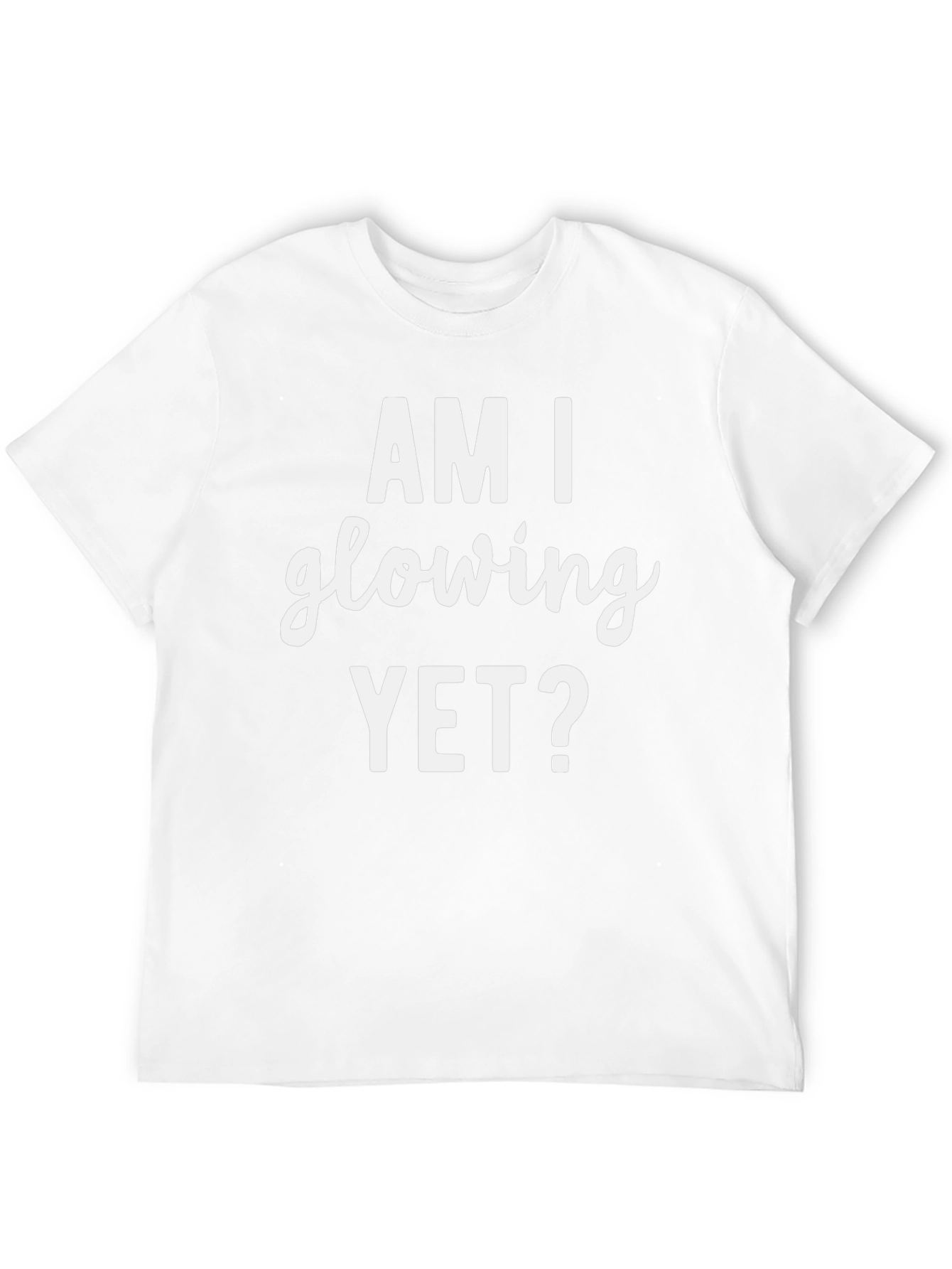 Camiseta Negra Hombre ¿Ya Estoy Brillando?