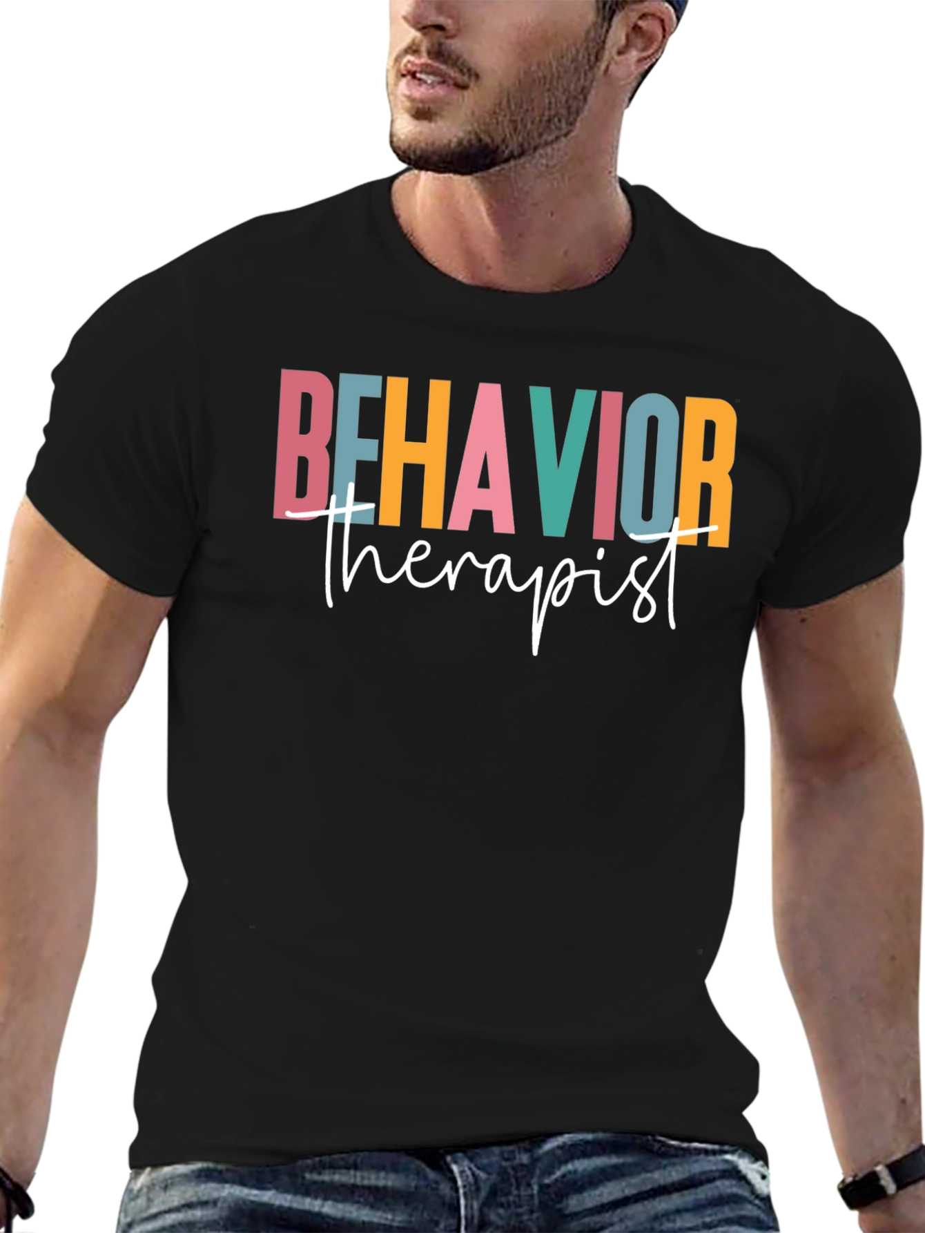 Camiseta Negra Behavior Therapist