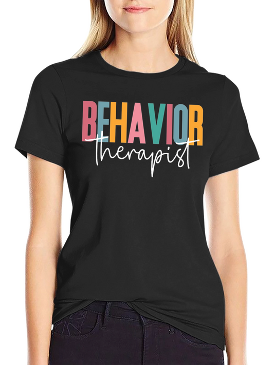 Camiseta Negra Behavior Therapist