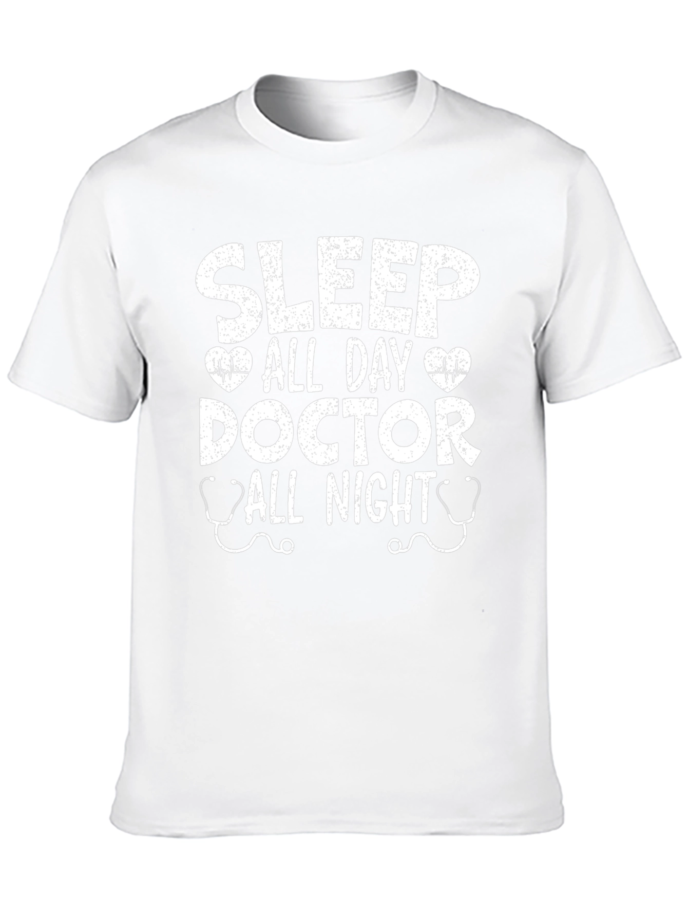 Camiseta Negra Doctor: Dormir Todo el Día