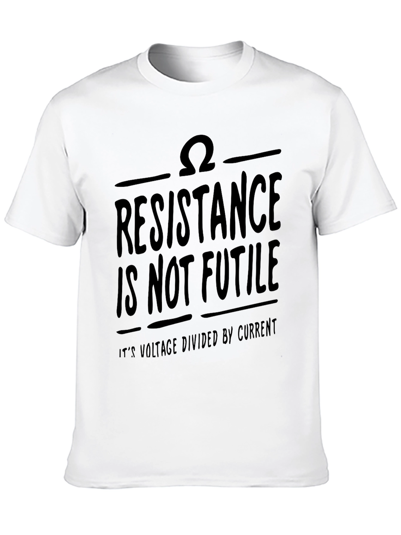 Camiseta Negra Resistencia no es inútil