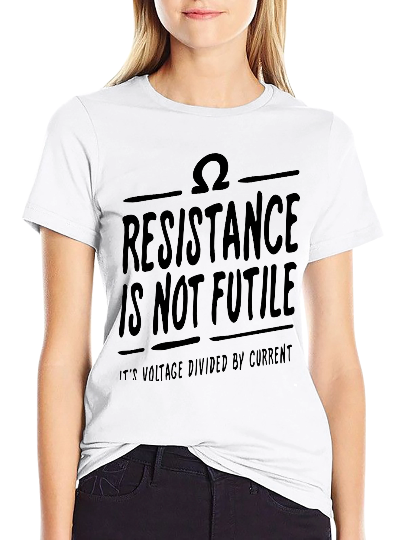 Camiseta Negra Resistencia no es inútil