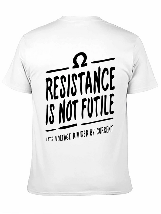 Camiseta Negra Resistencia no es inútil