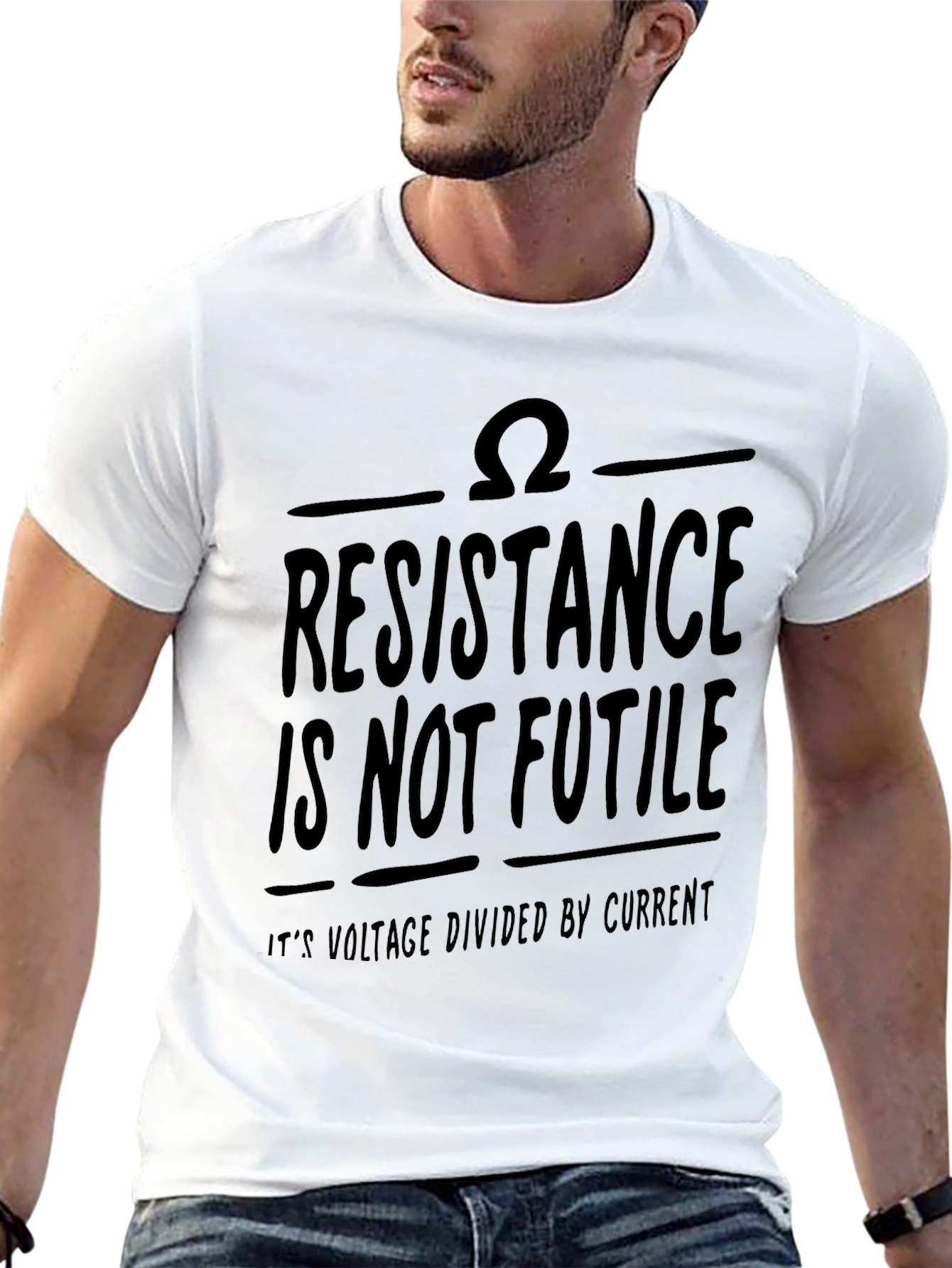 Camiseta Negra Resistencia no es inútil