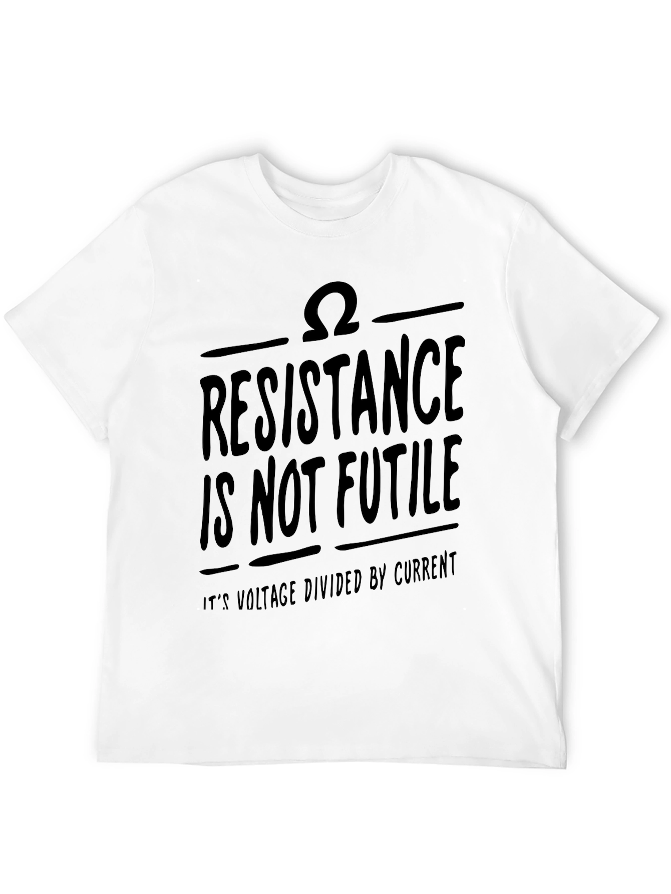 Camiseta Negra Resistencia no es inútil