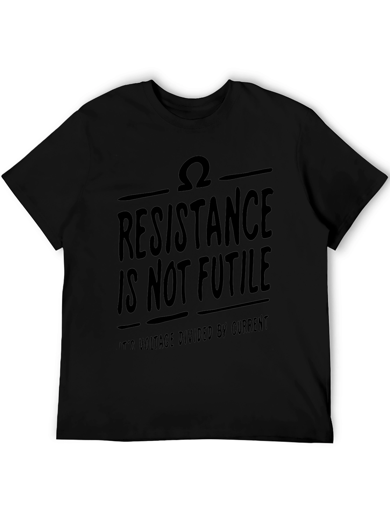 Camiseta Negra Resistencia no es inútil
