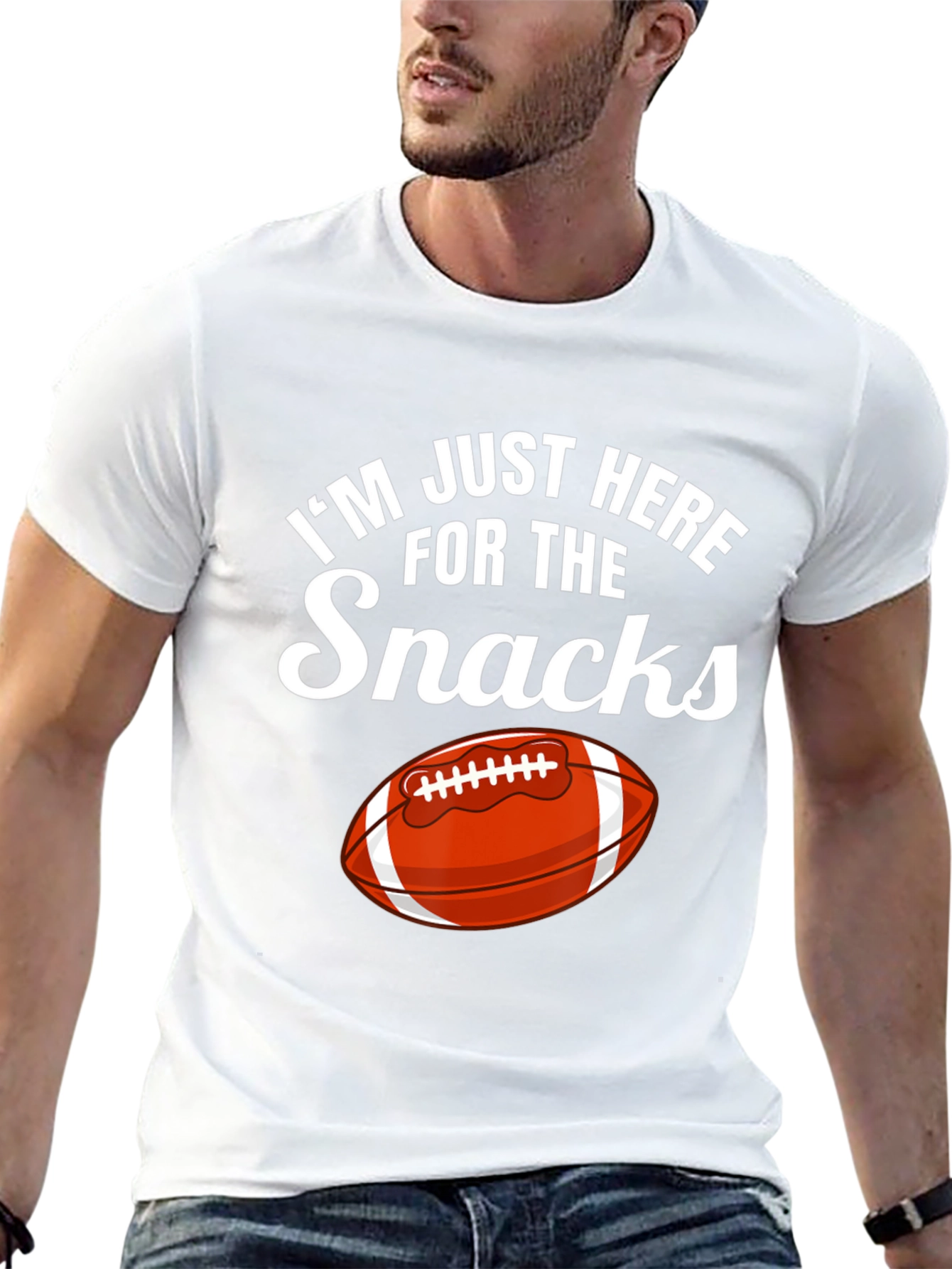 Camiseta Solo por la Comida Fútbol Americano