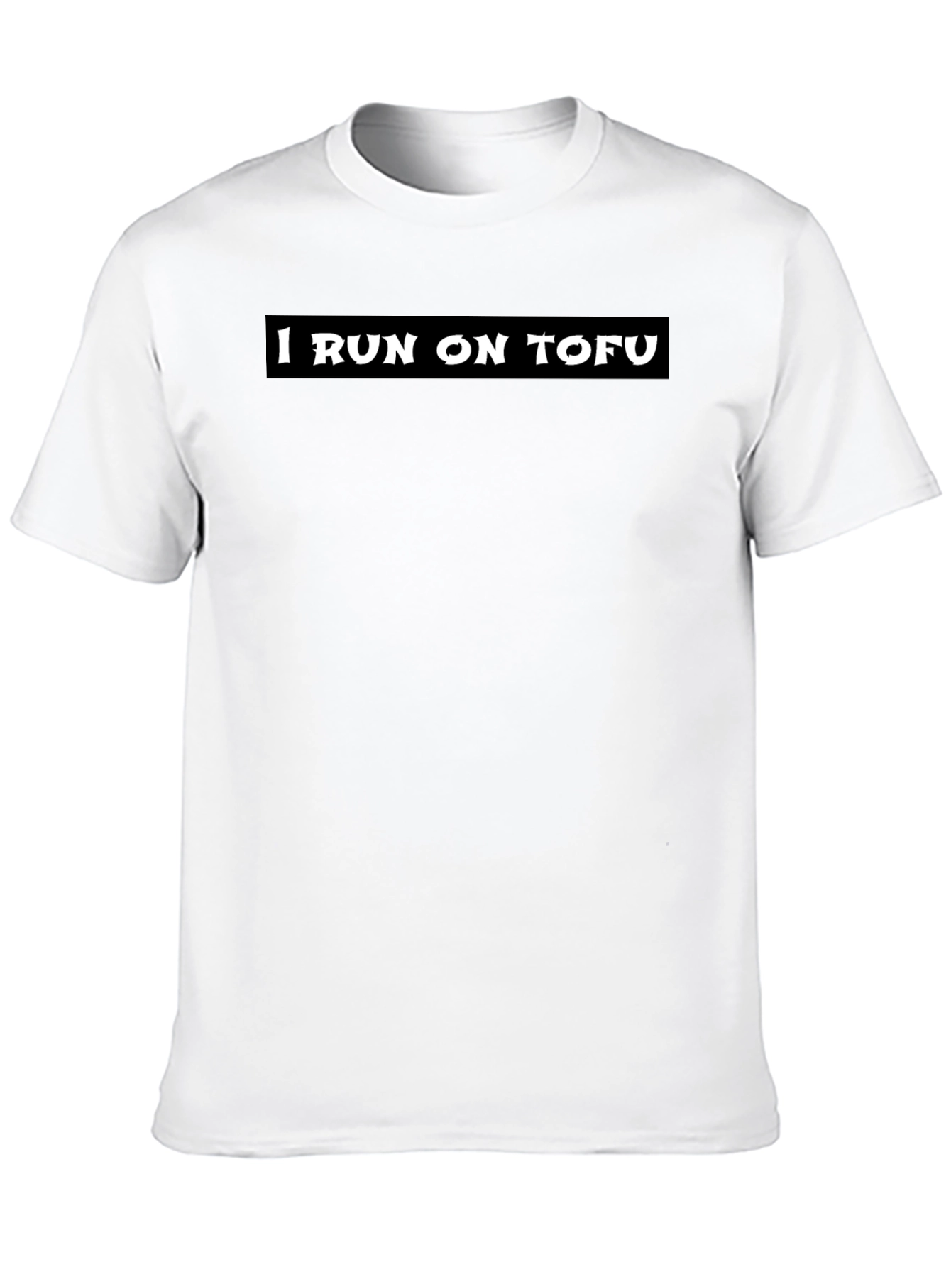 Camiseta Negra: Corro con Tofu